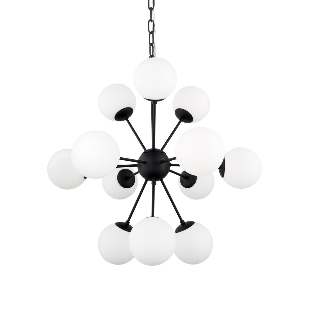 Mercana Barbara 31.5" x 31.5" x 31.5" Glass,Metal Chandelier