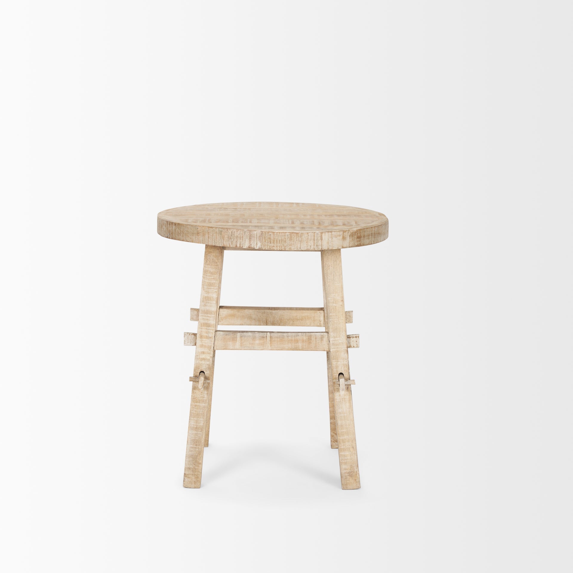 Mercana Rosie 20" x 20" x 1.5" Solid Wood Side Table