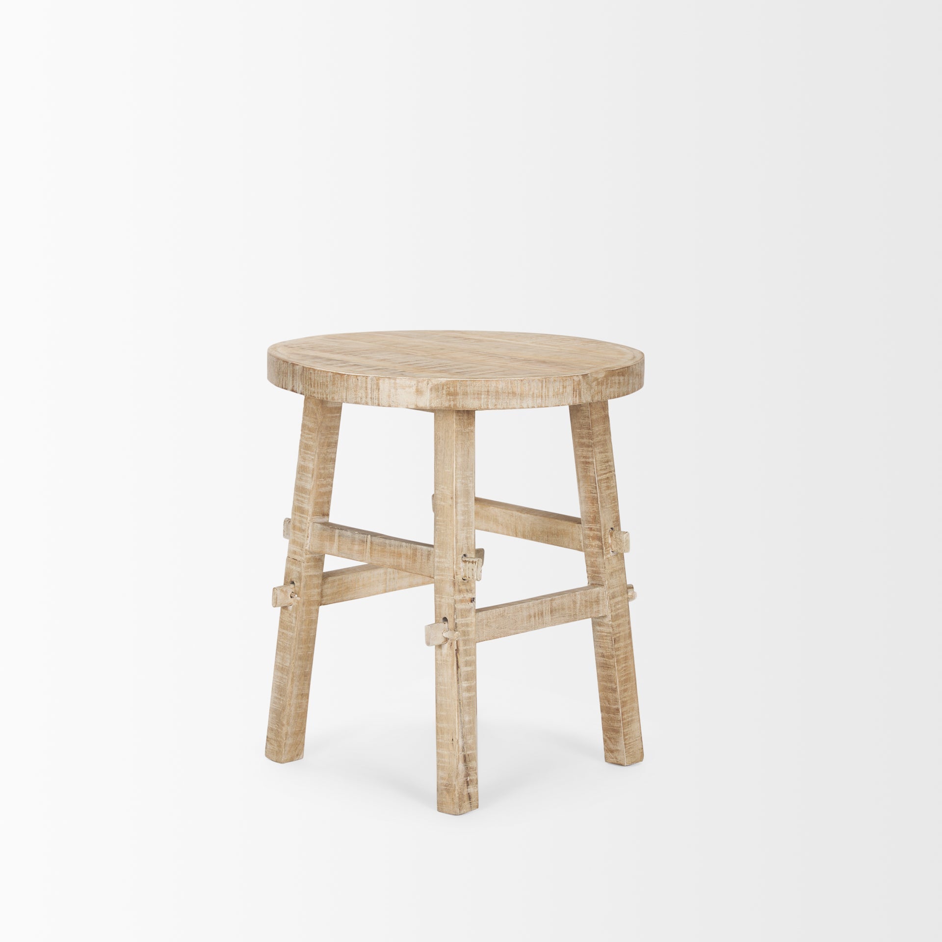 Mercana Rosie 20" x 20" x 1.5" Solid Wood Side Table