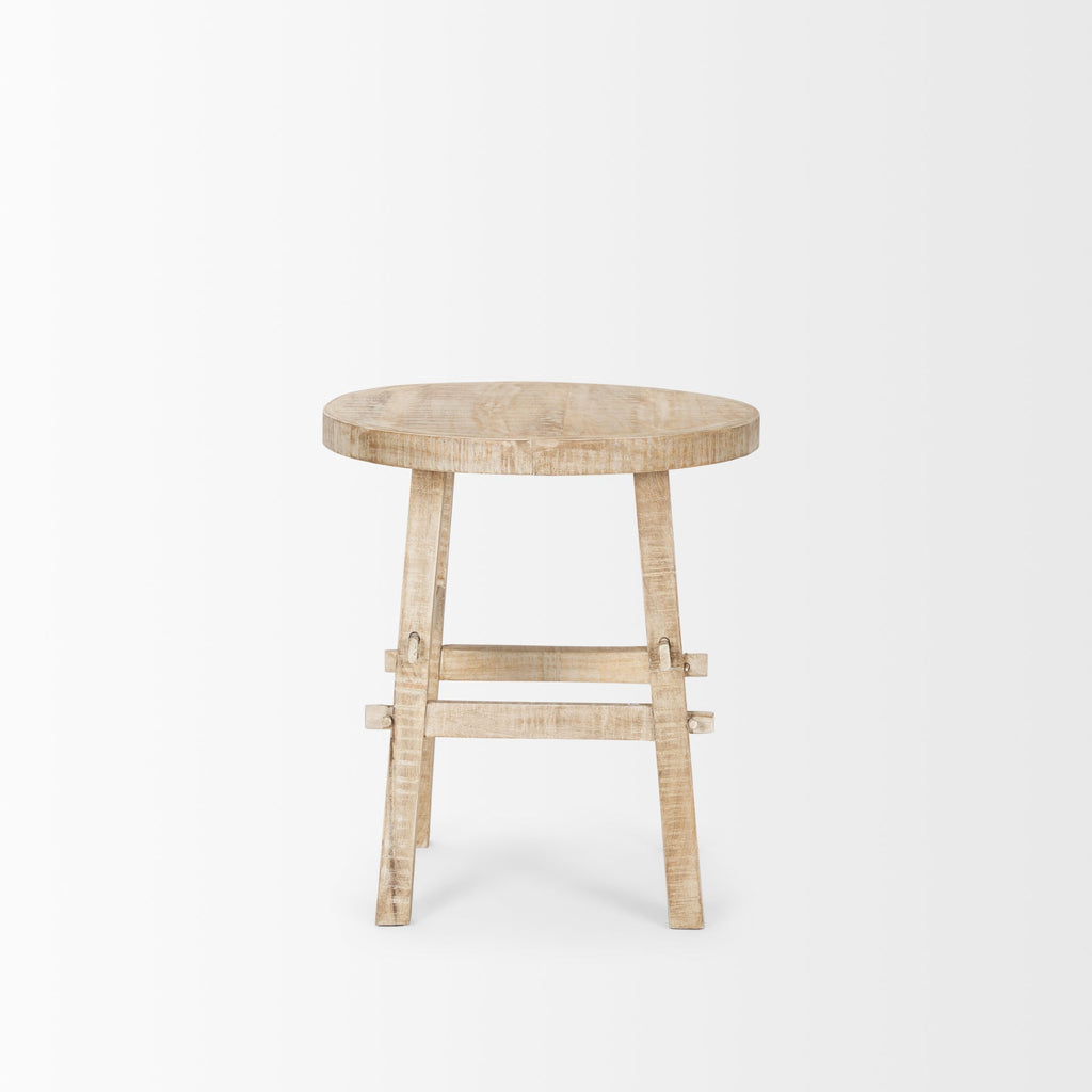 Mercana Rosie 20" x 20" x 1.5" Solid Wood Side Table