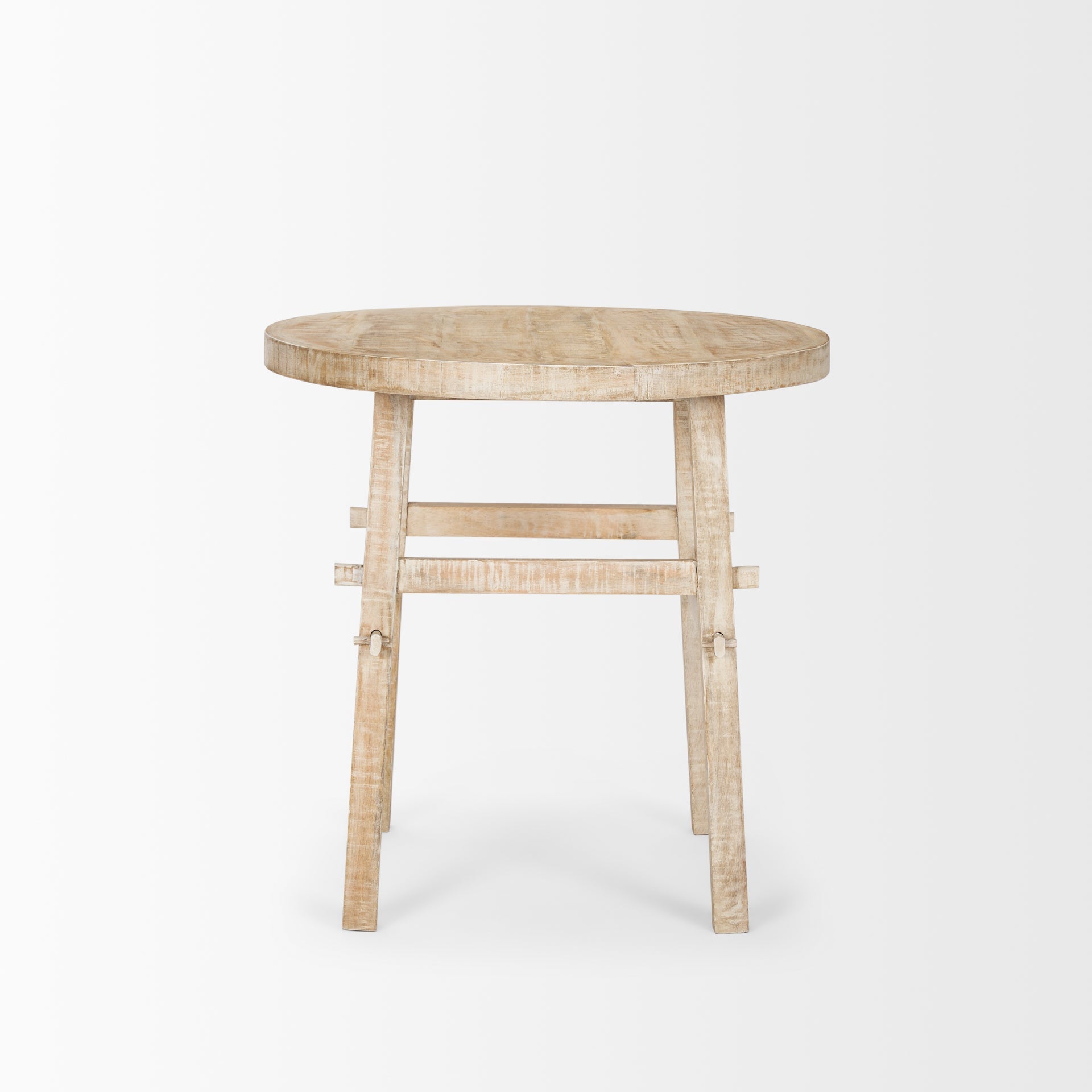 Mercana Rosie 26" x 26" x 26" Solid Wood Side Table