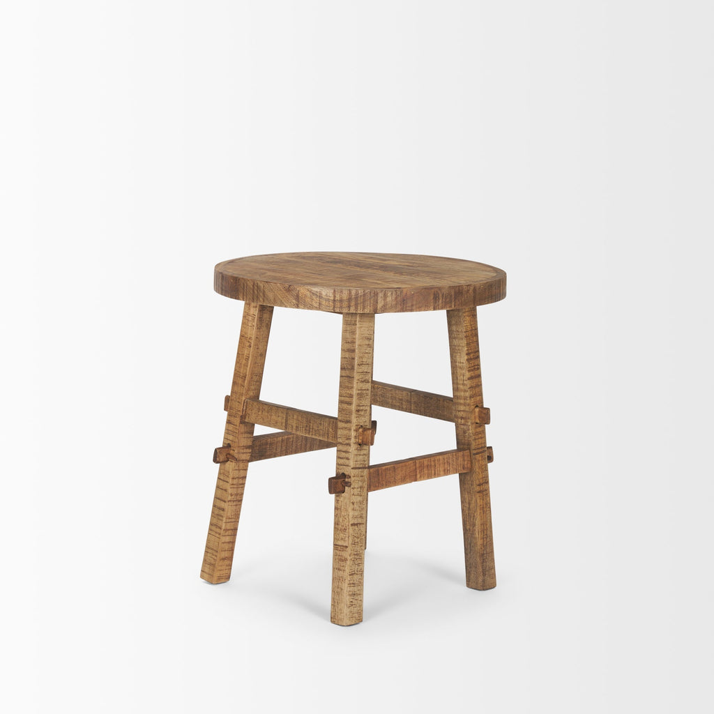 Mercana Rosie 20" x 20" x 22.5" Solid Wood Side Table