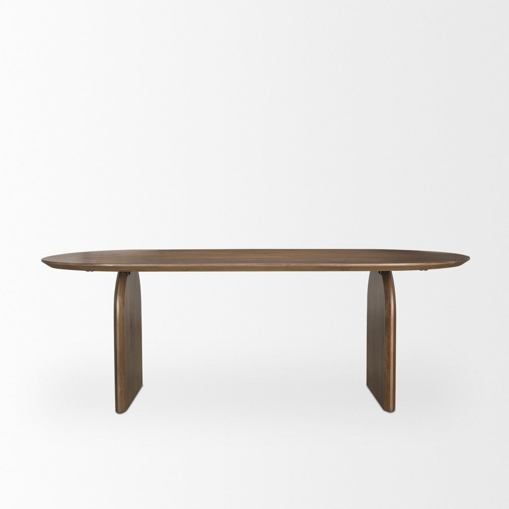 Mercana Isla 86.5" x 39" x 30" Solid Wood Dining Table