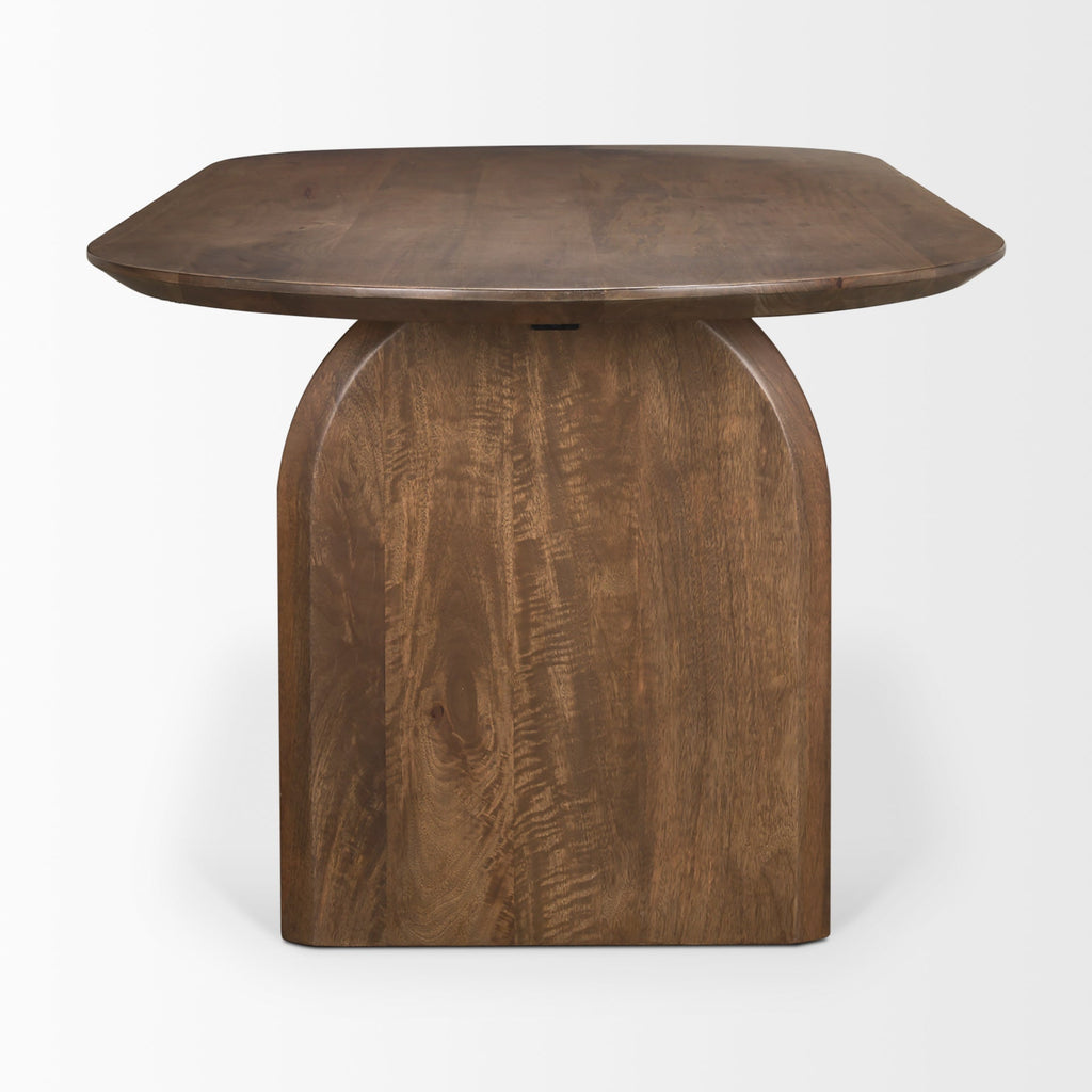 Mercana Isla 86.5" x 39" x 30" Solid Wood Dining Table