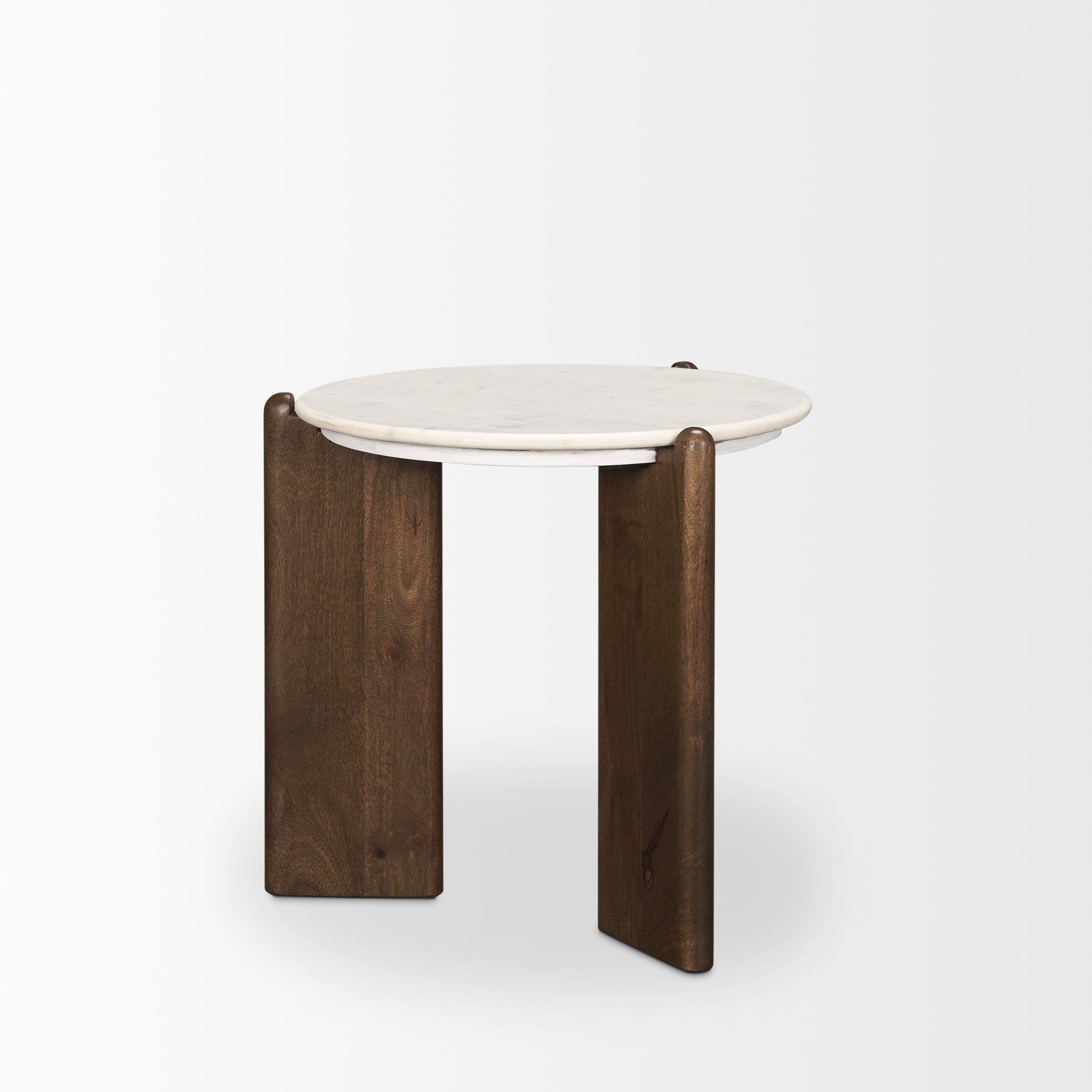 Mercana Rumer 21" x 21" x 20" Solid Wood Side Table