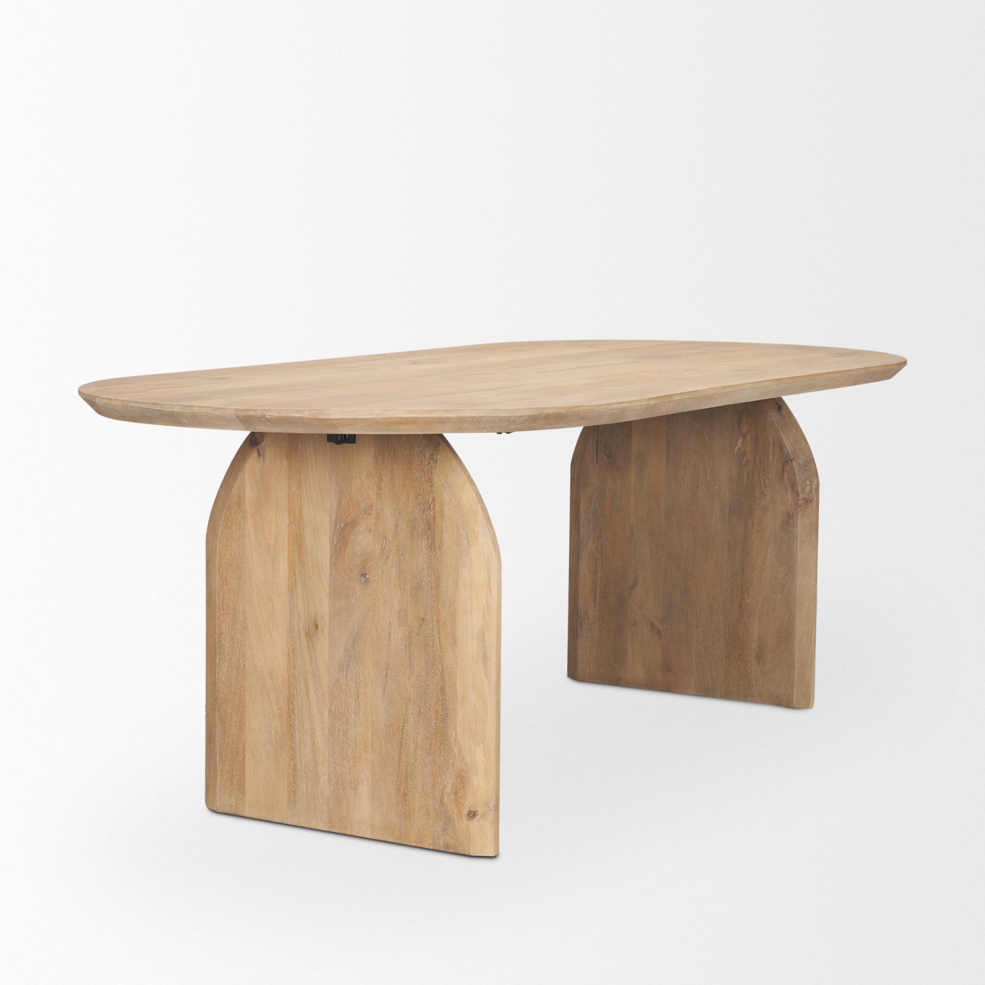 Mercana Isla 86.5" x 39" x 30" Solid Wood Dining Table