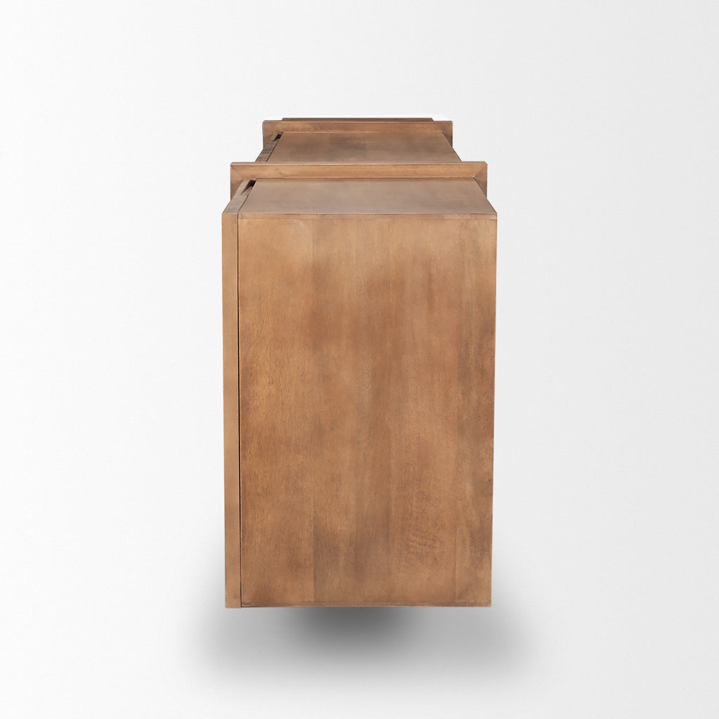 Mercana Eula 78" x 18.5" x 30" Solid Wood Sideboard