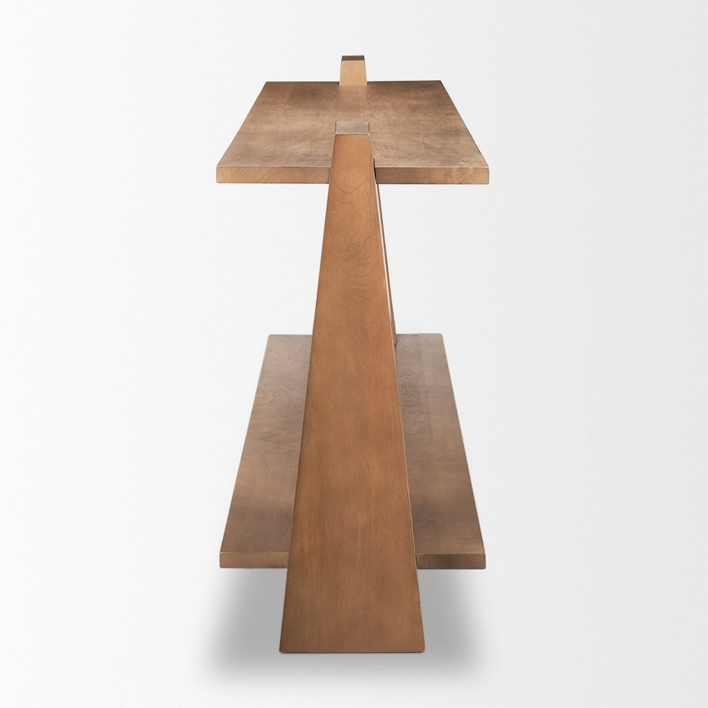 Mercana Eula 67" x 15.5" x 30" Solid Wood Console Table