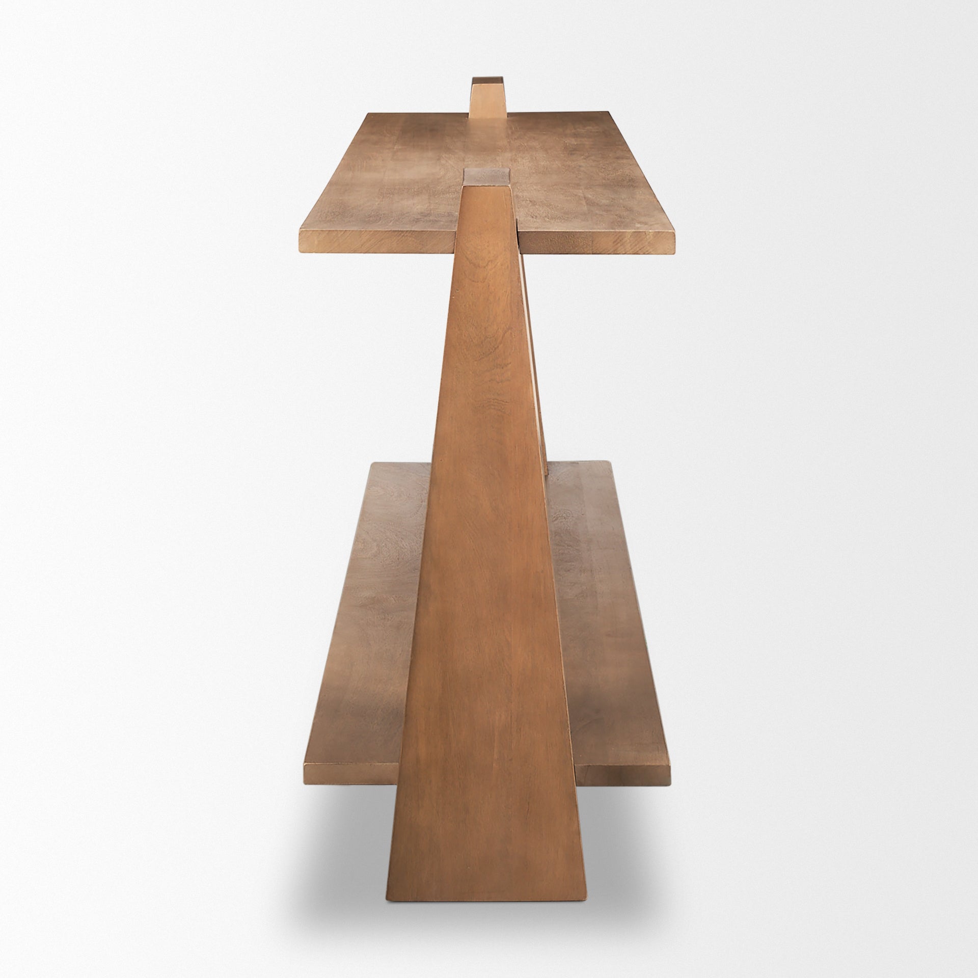 Mercana Eula 67" x 15.5" x 30" Solid Wood Console Table