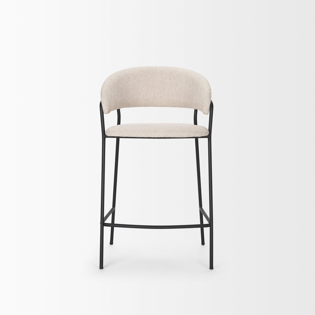 Mercana Carolyn 19.3" x 20.5" x 35.4" Metal Stool