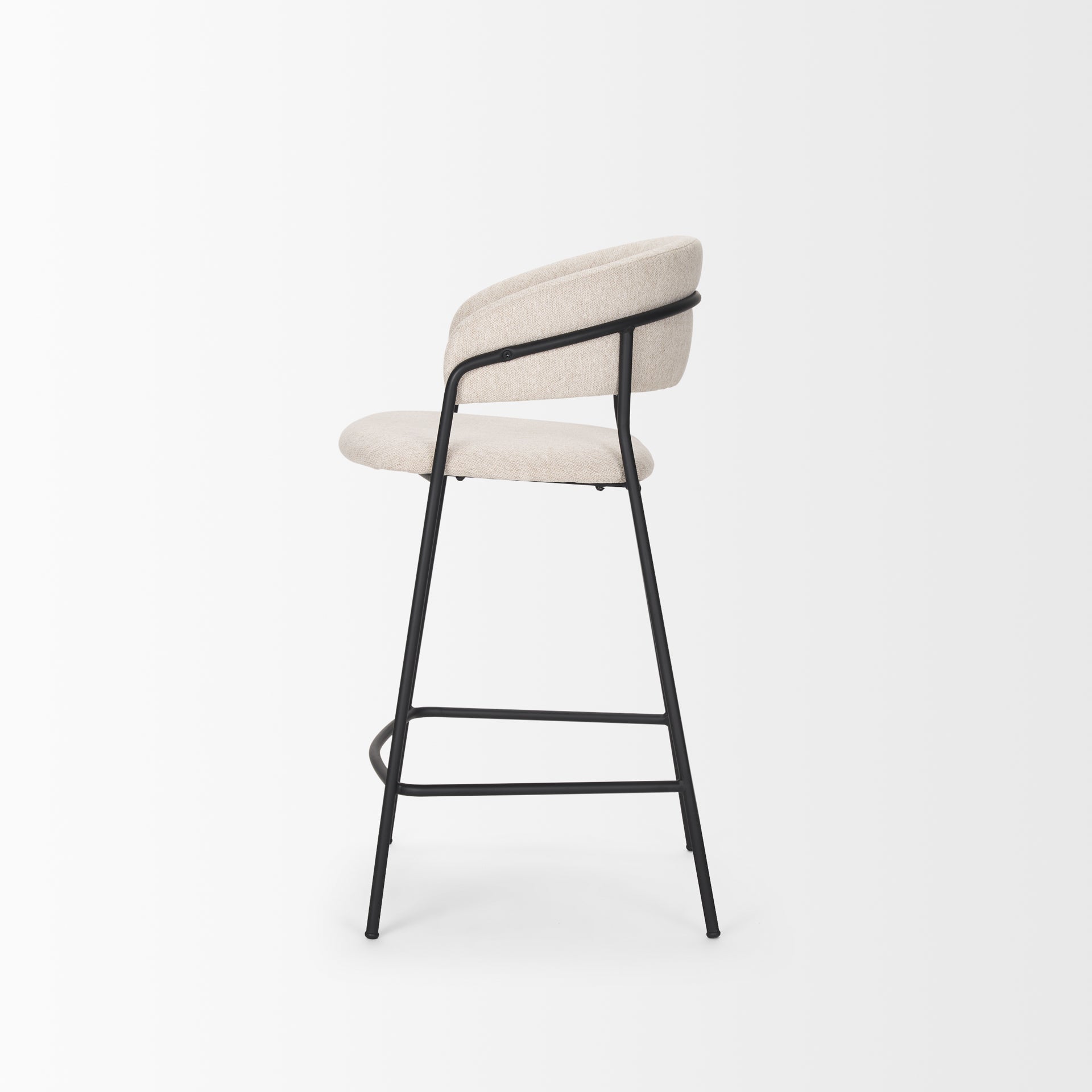 Mercana Carolyn 19.3" x 20.5" x 35.4" Metal Stool