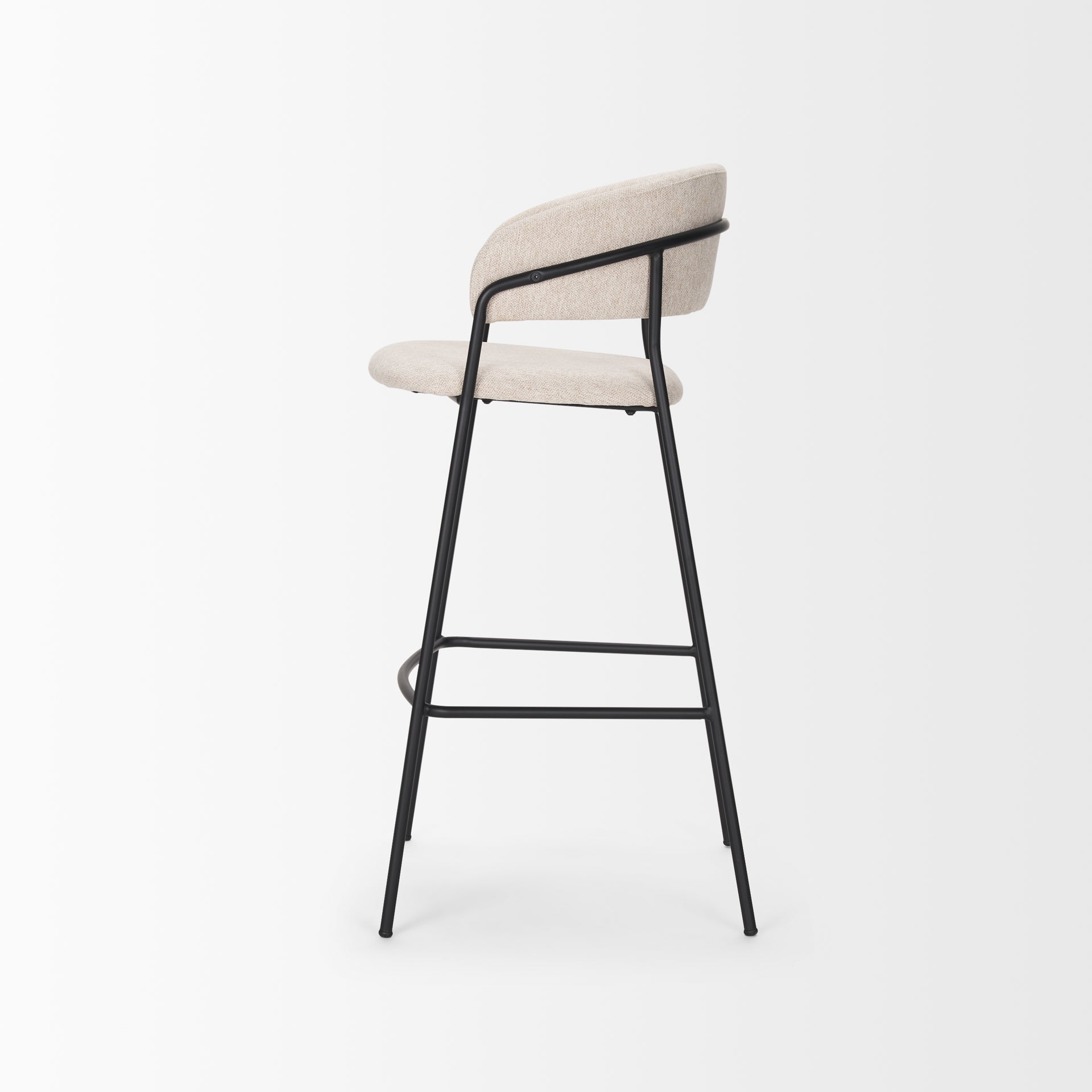 Mercana Carolyn 19.3" x 20.5" x 39.8" Metal Stool