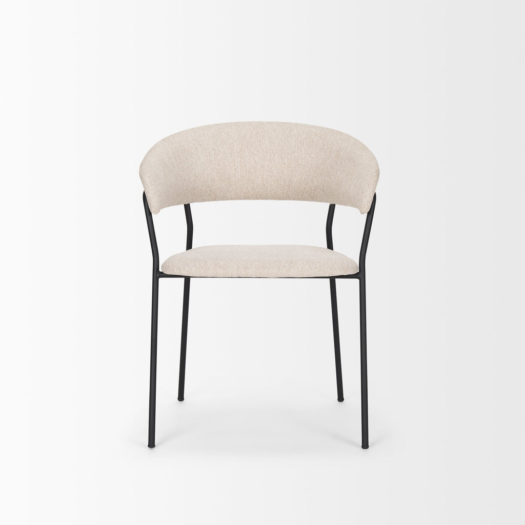 Mercana Carolyn 20.5" x 23.8" x 31" Metal Dining Chair (Set of 2)