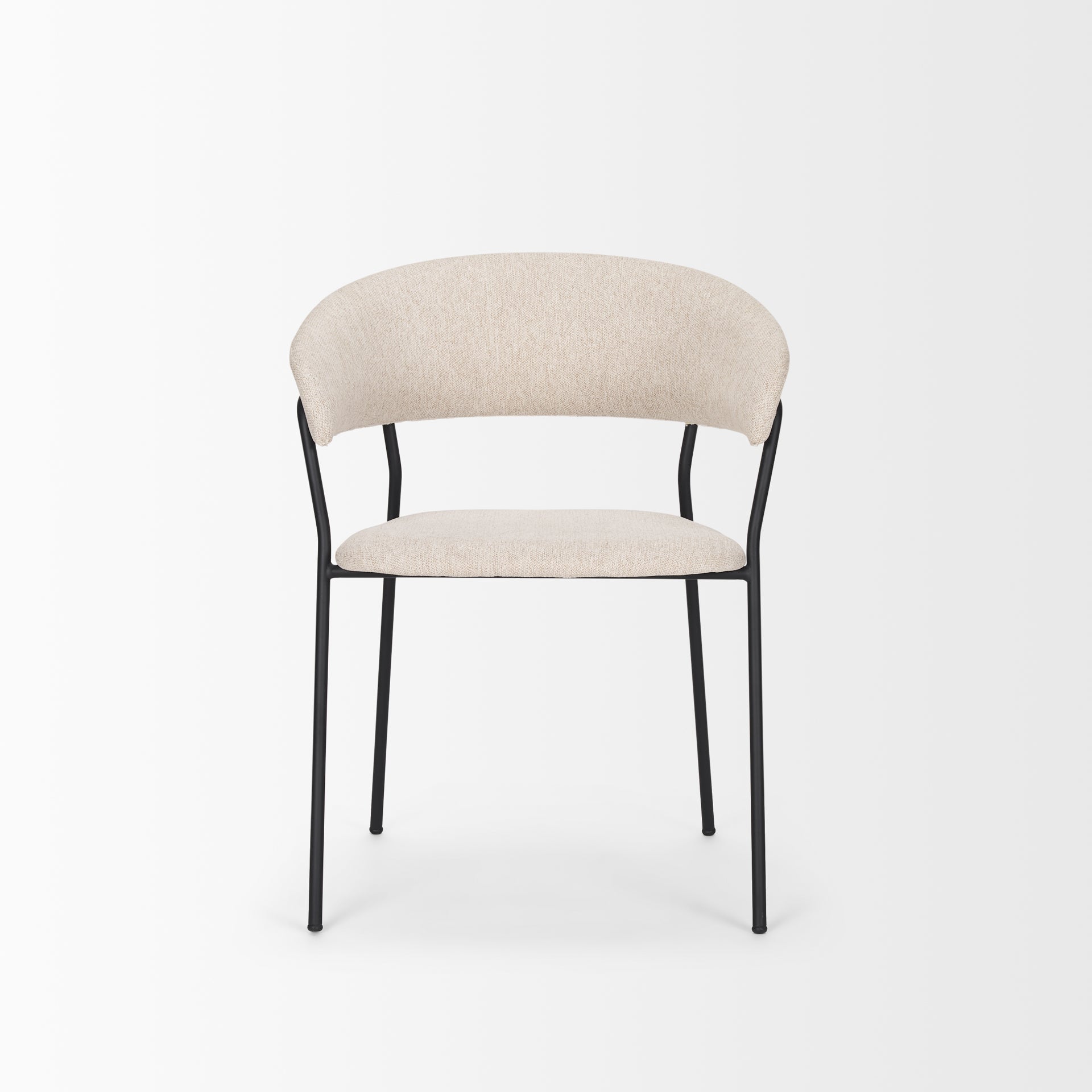 Mercana Carolyn 20.5" x 23.8" x 31" Metal Dining Chair (Set of 2)