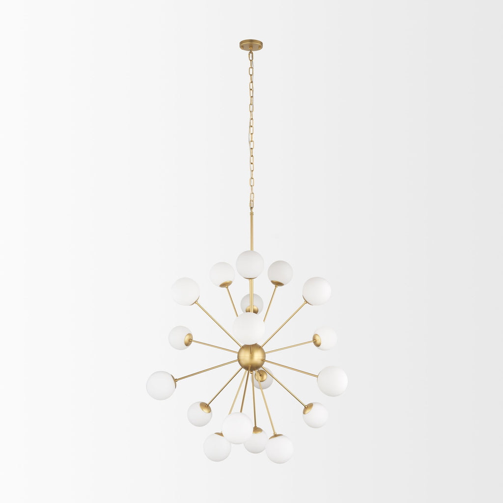Mercana Barbara 48.8" x 48.8" x 48.8" Glass,Metal Chandelier