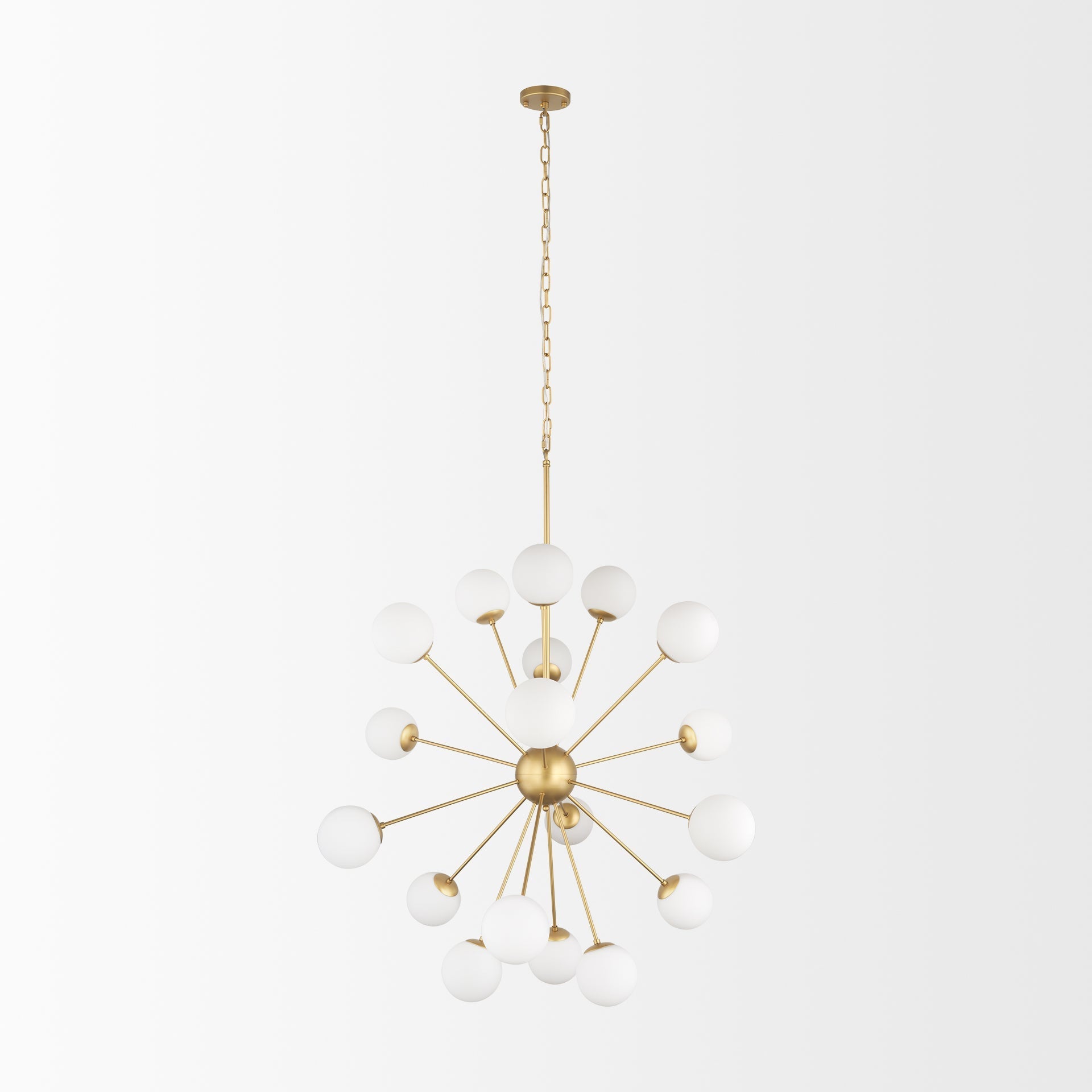 Mercana Barbara 48.8" x 48.8" x 48.8" Glass,Metal Chandelier