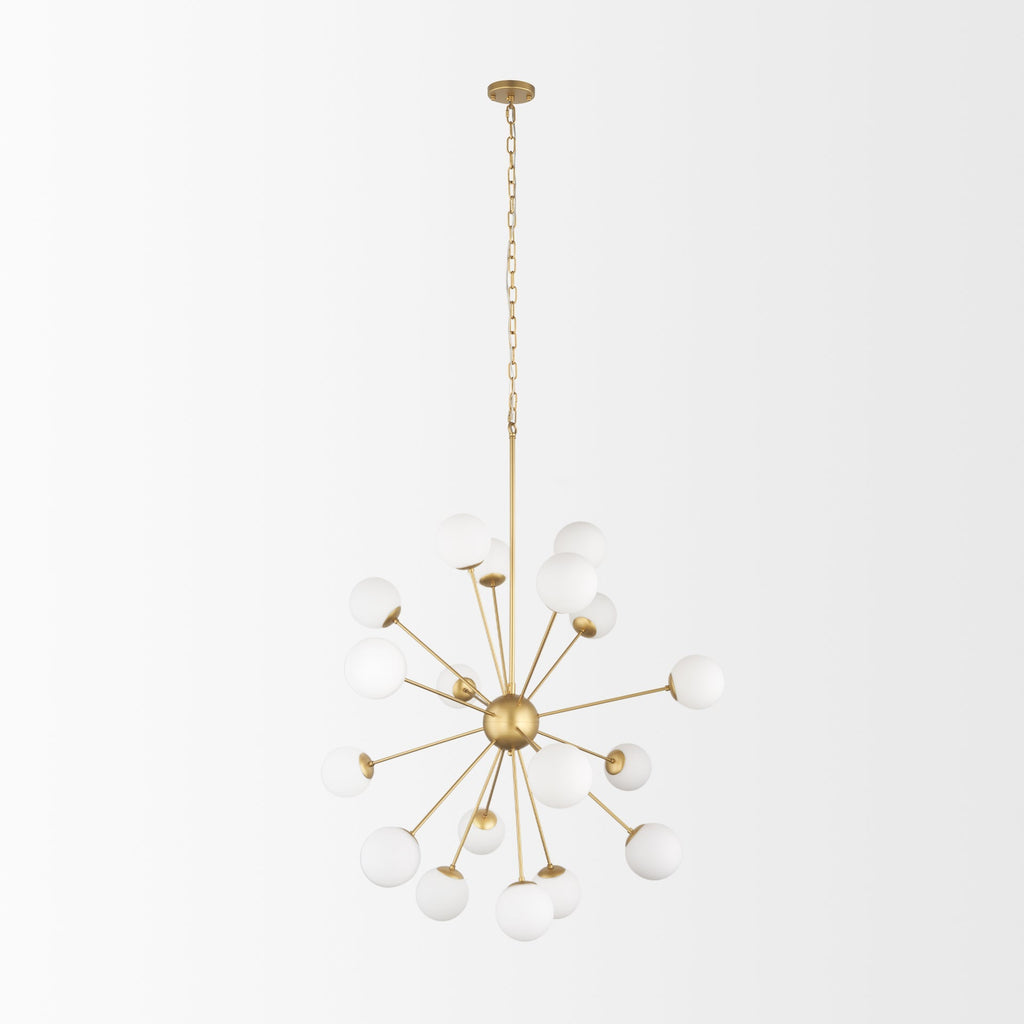 Mercana Barbara 48.8" x 48.8" x 48.8" Glass,Metal Chandelier