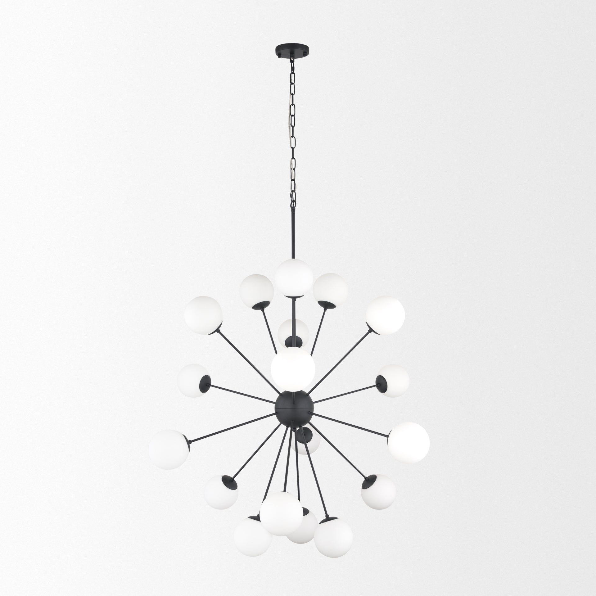 Mercana Barbara 48.8" x 48.8" x 48.8" Glass,Metal Chandelier
