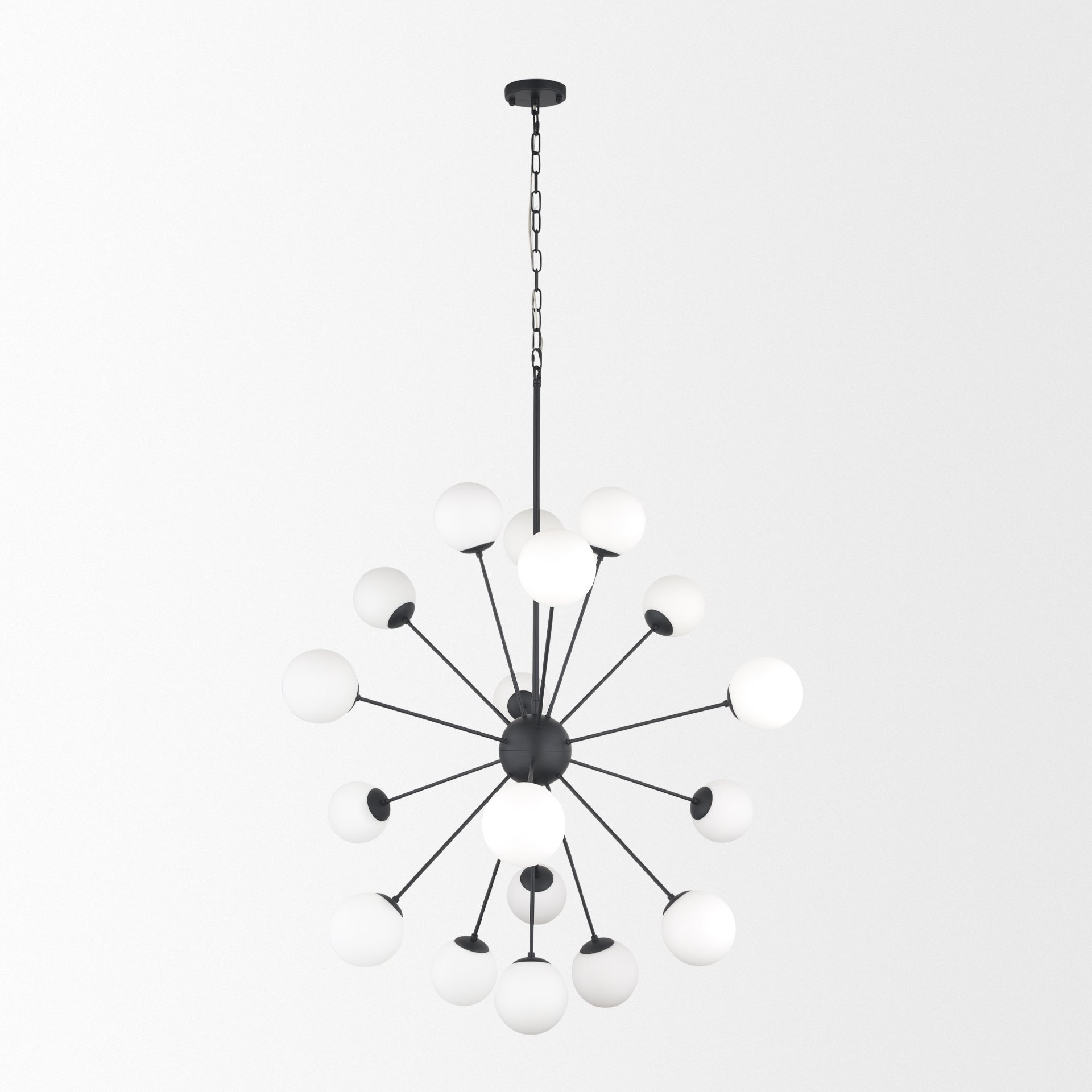 Mercana Barbara 48.8" x 48.8" x 48.8" Glass,Metal Chandelier