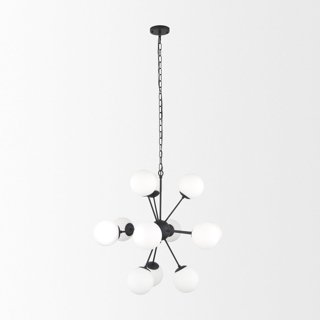 Mercana Barbara 31.5" x 31.5" x 31.5" Glass,Metal Chandelier