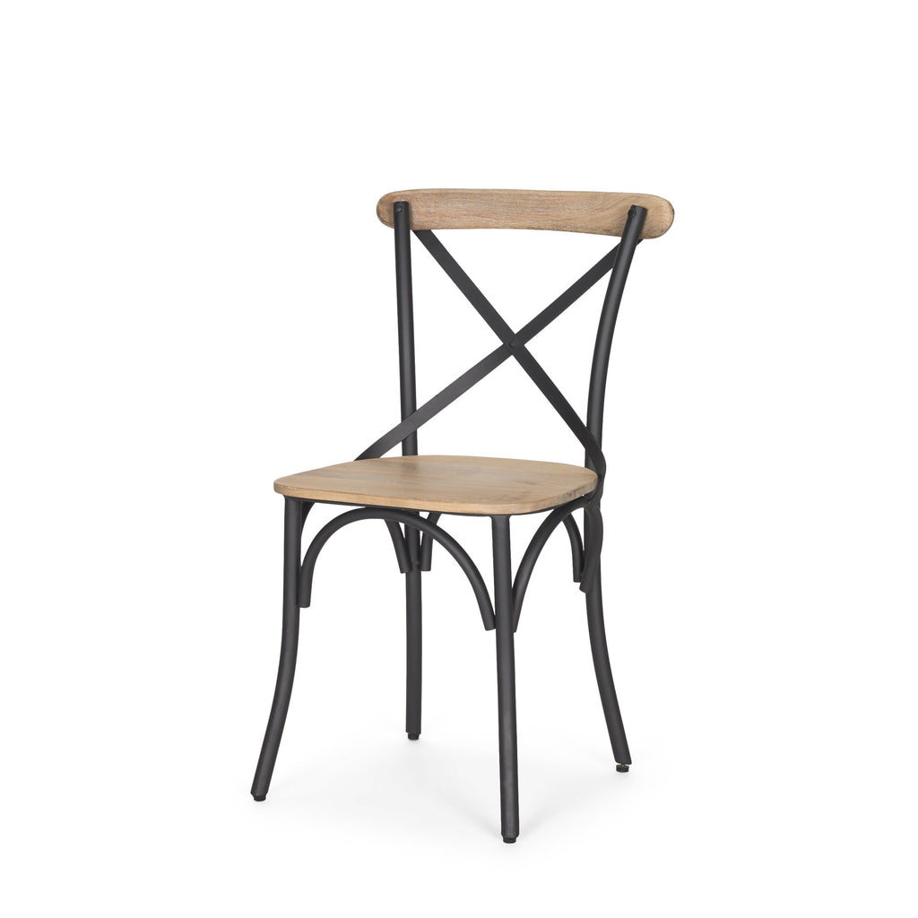 Mercana Etienne 20.5" x 19.5" x 35.5" Metal Dining Chair (Set of 2)