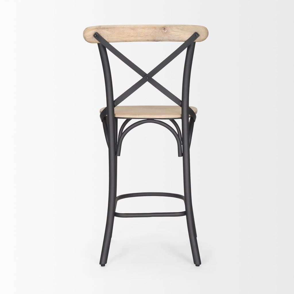 Mercana Etienne 20.5" x 22.8" x 41.5" Solid Wood Stool