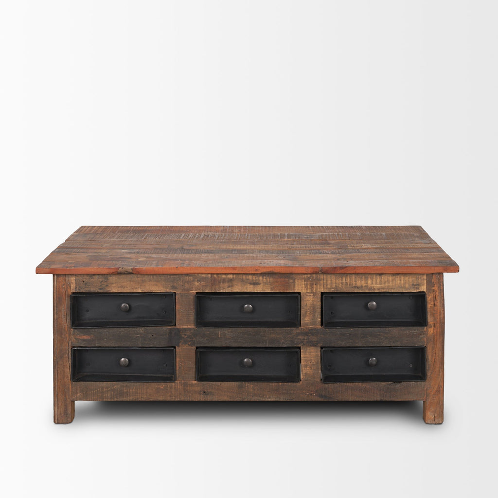 Mercana Wilton 48" x 28" x 18" Solid Wood Coffee Table