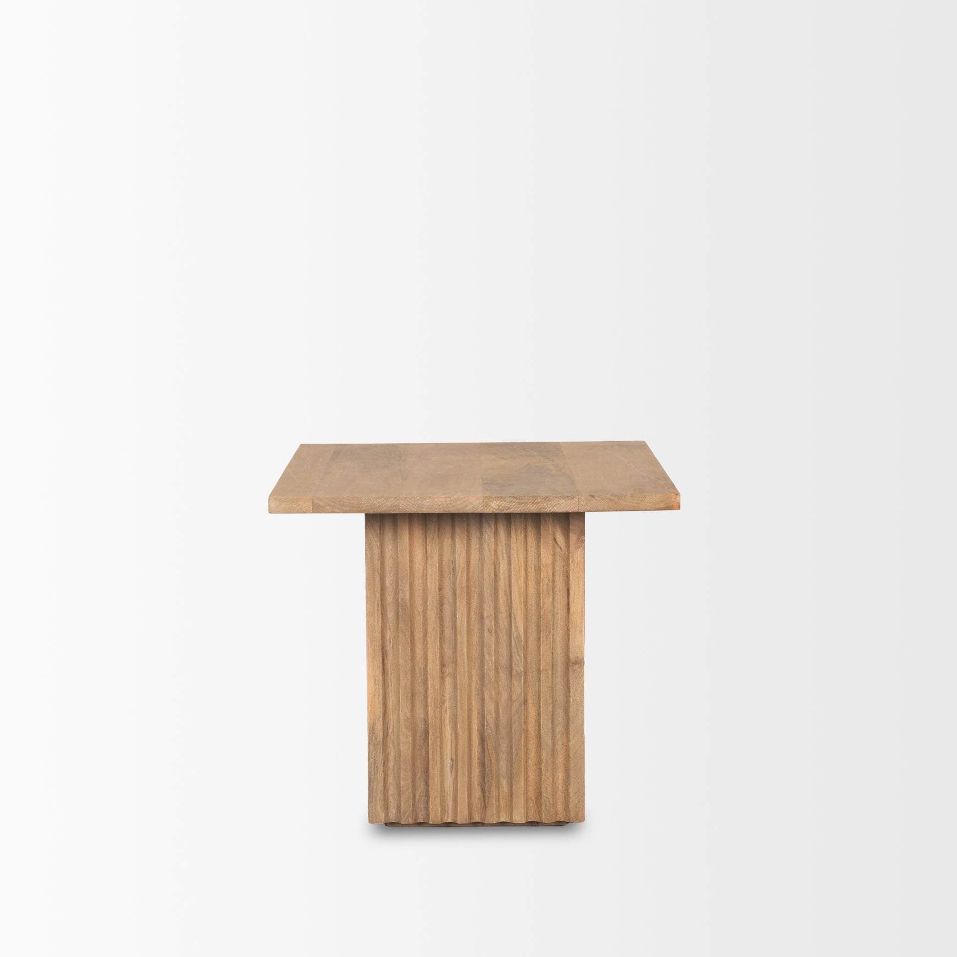 Mercana June 24" x 24" x 22" Solid Wood Side Table