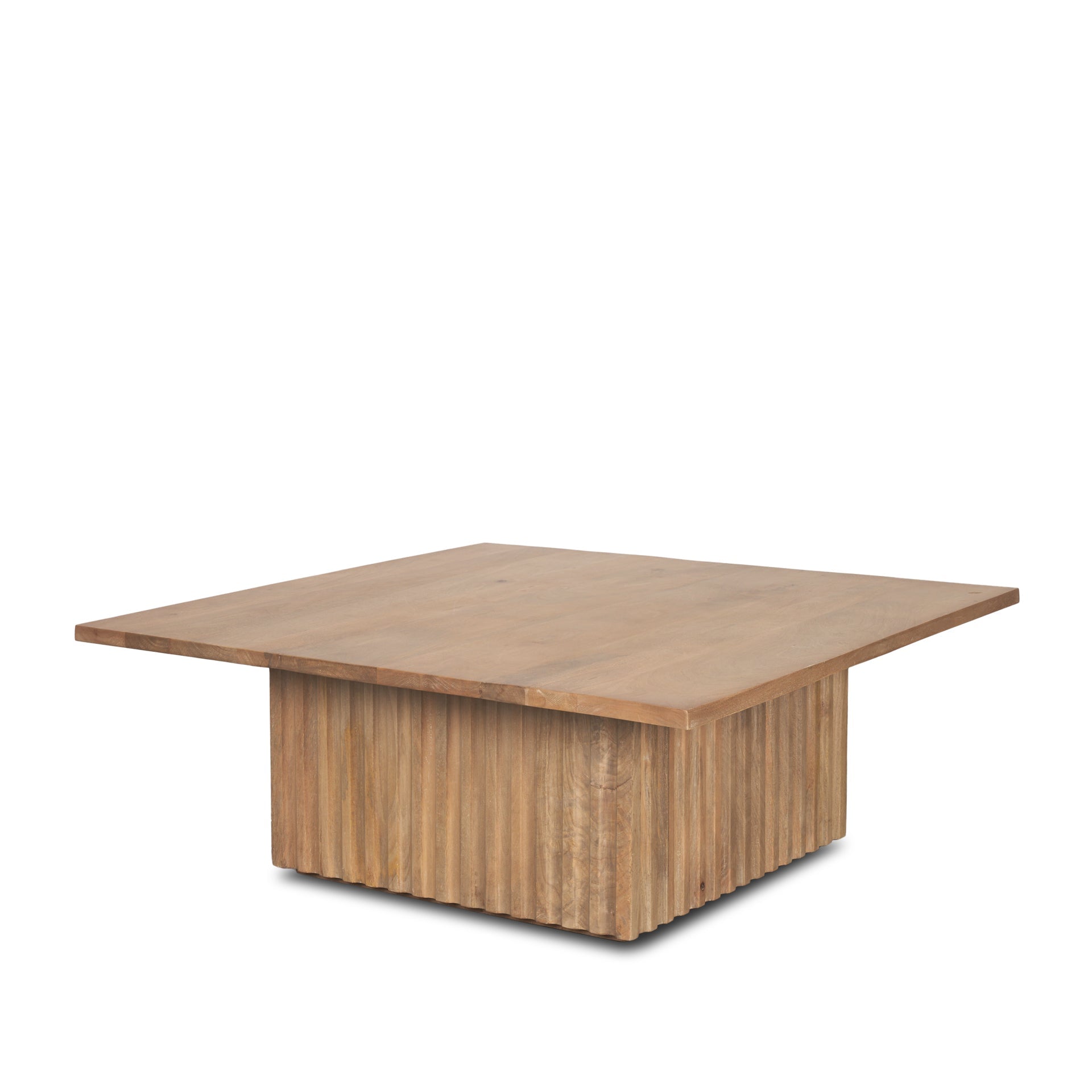 Mercana June 42" x 42" x 16" Solid Wood Coffee Table
