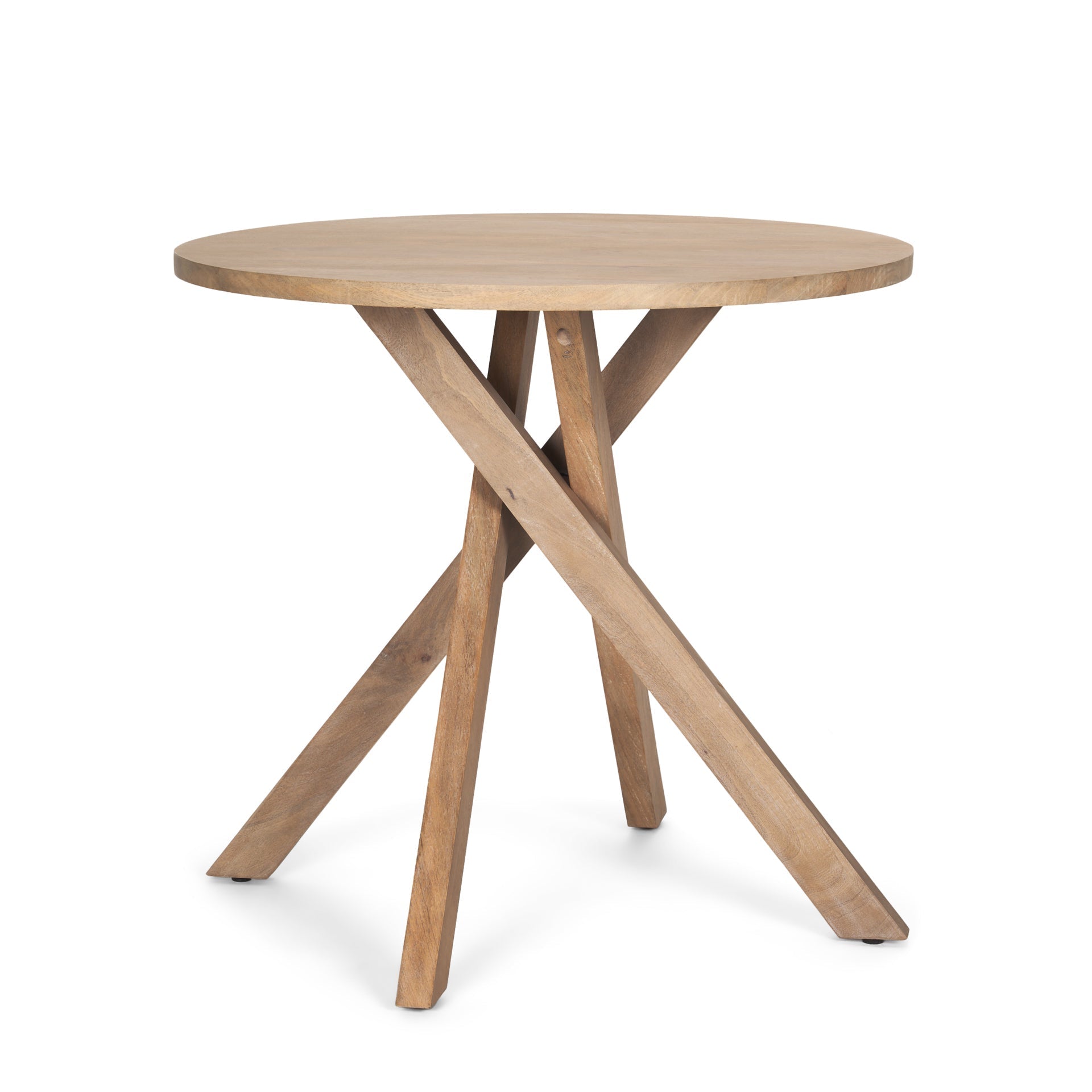 Mercana Solana 32" x 32" x 30" Solid Wood Side Table