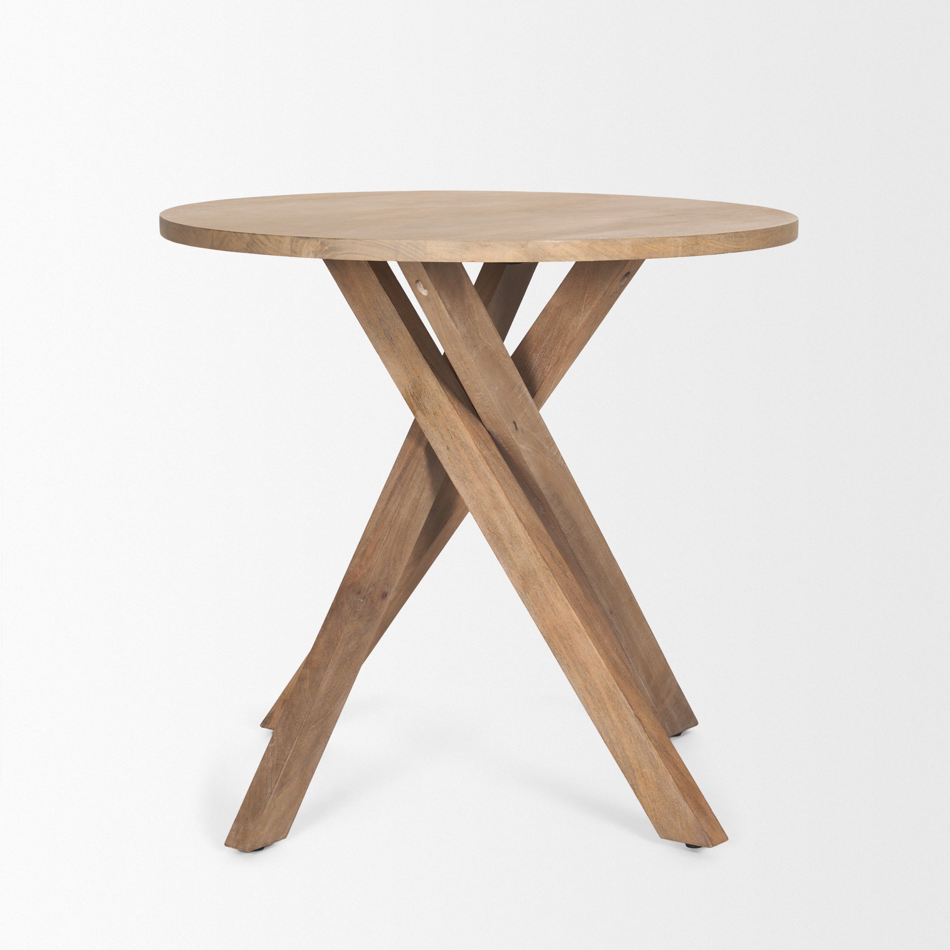 Mercana Solana 32" x 32" x 30" Solid Wood Side Table