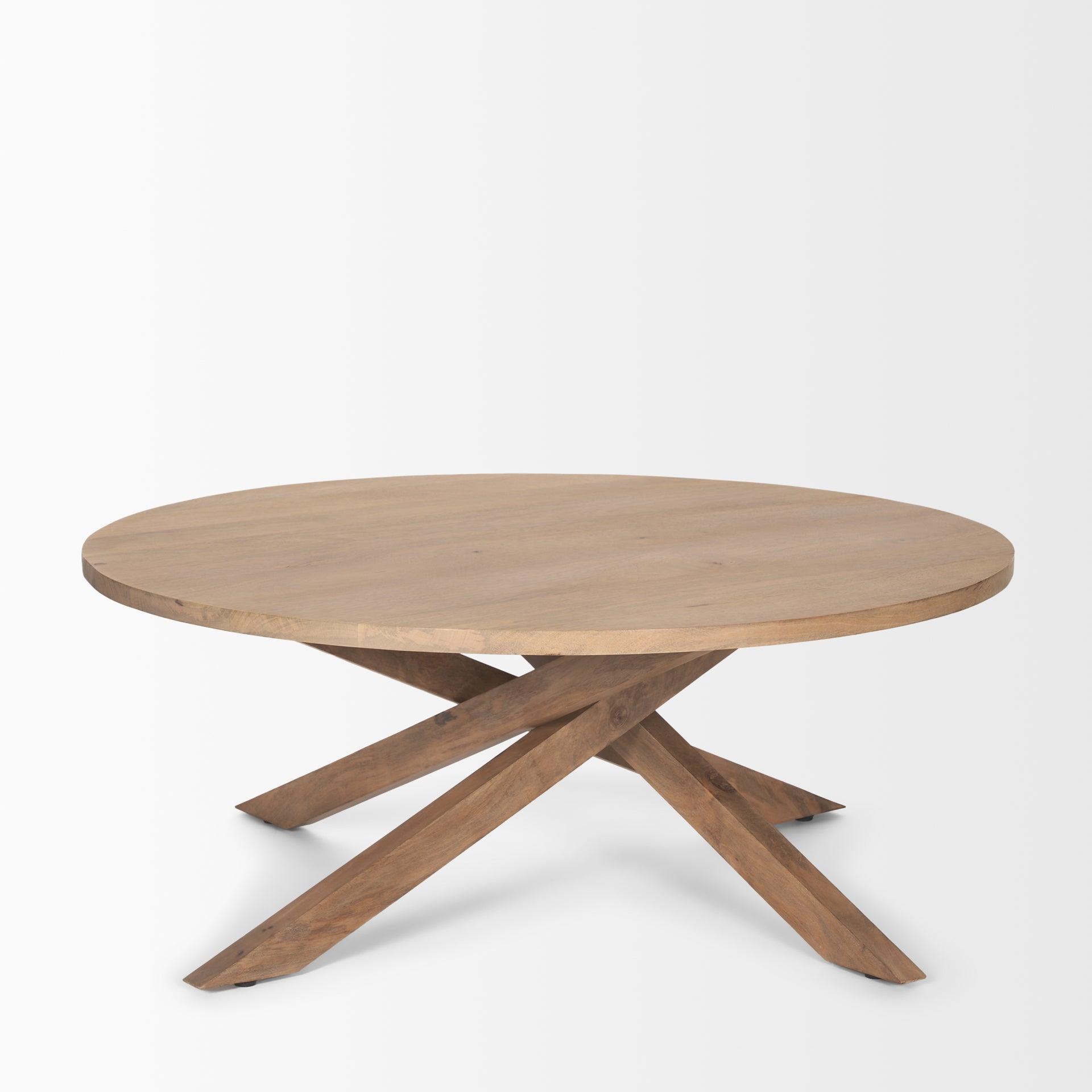 Mercana Solana 42" x 42" x 17" Solid Wood Coffee Table