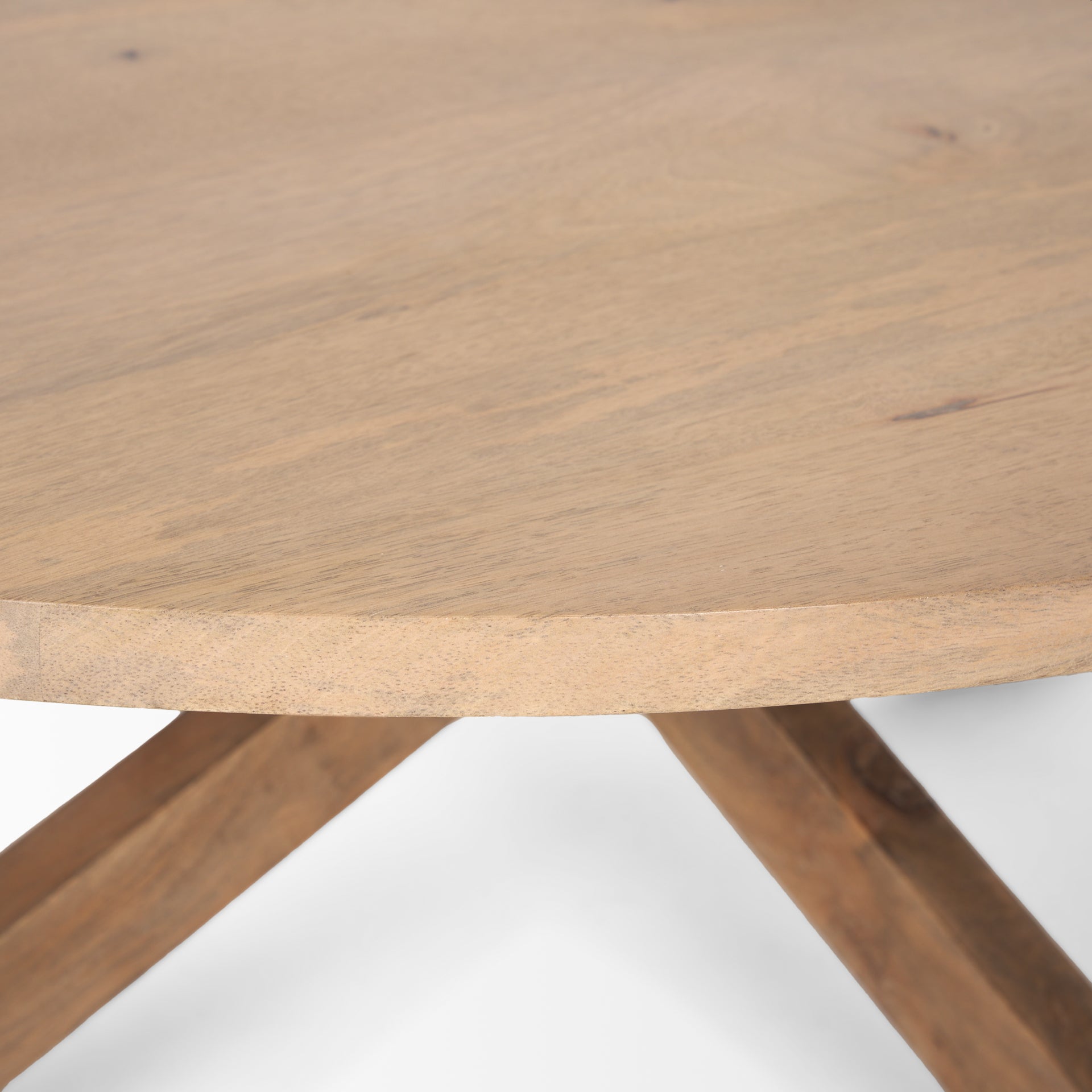Mercana Solana 42" x 42" x 17" Solid Wood Coffee Table