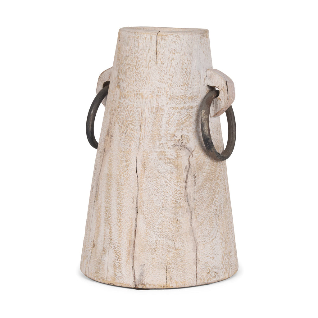 Mercana Monique 5" x 5" x 9.5" Solid Wood Pot