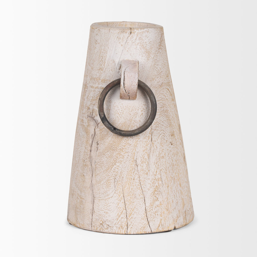 Mercana Monique 5" x 5" x 9.5" Solid Wood Pot