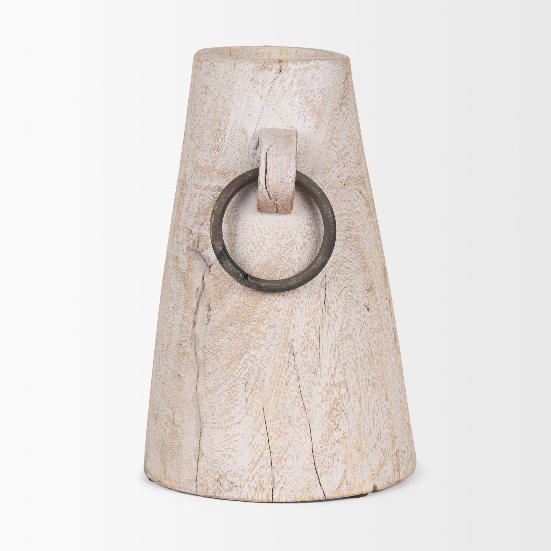 Mercana Monique 5" x 5" x 9.5" Solid Wood Pot