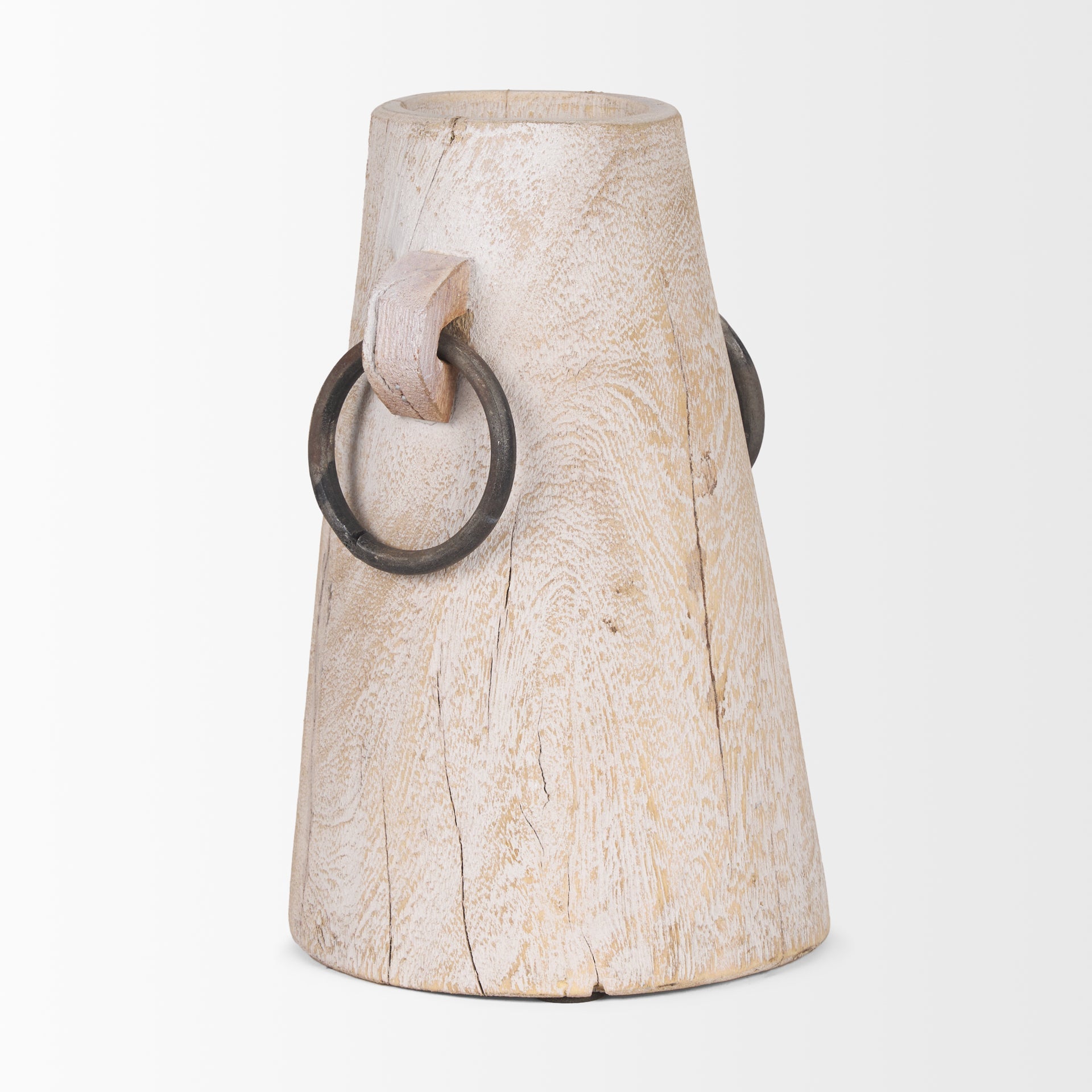 Mercana Monique 5" x 5" x 9.5" Solid Wood Pot