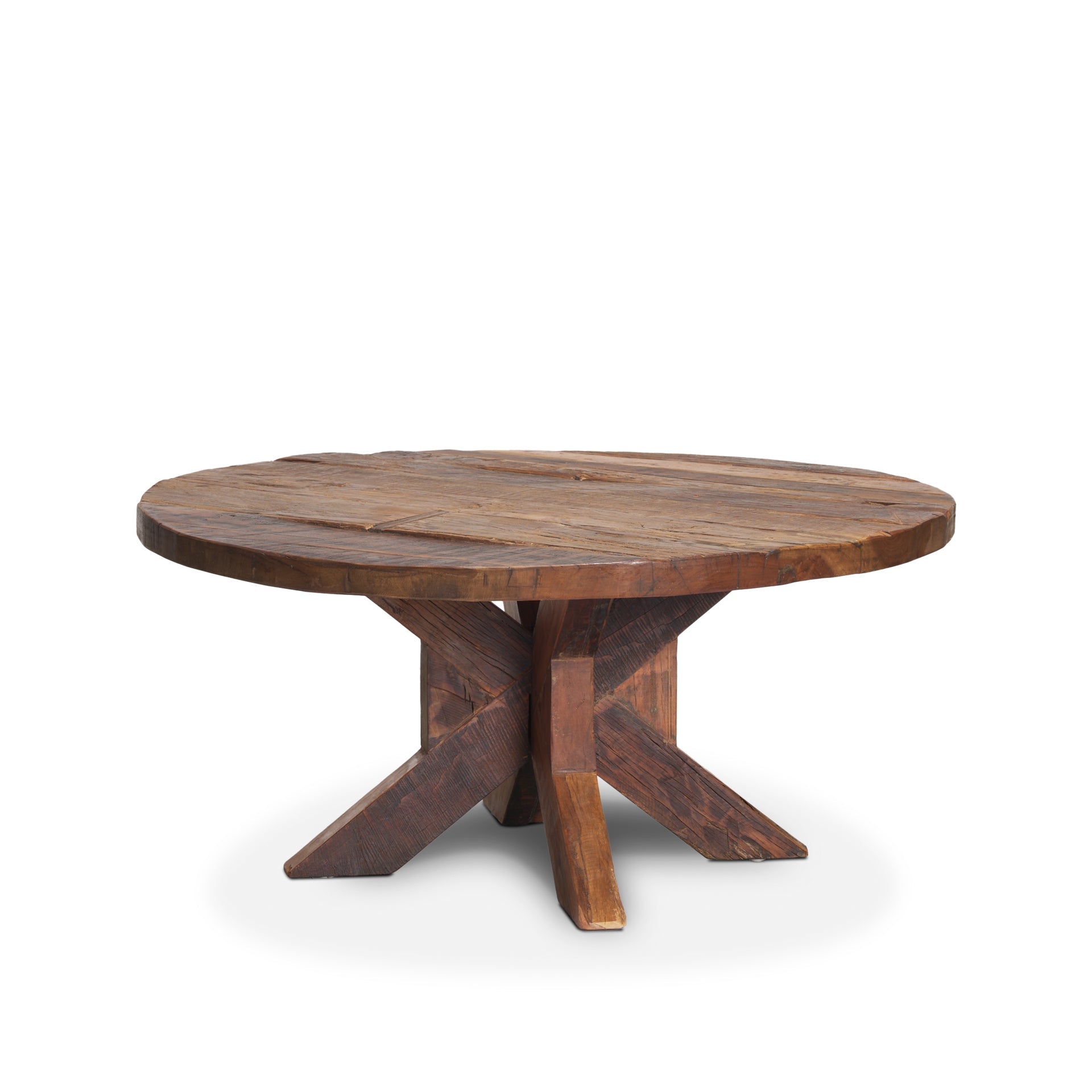Mercana Heidi 39.5" x 39.5" x 18.5" Solid Wood Coffee Table