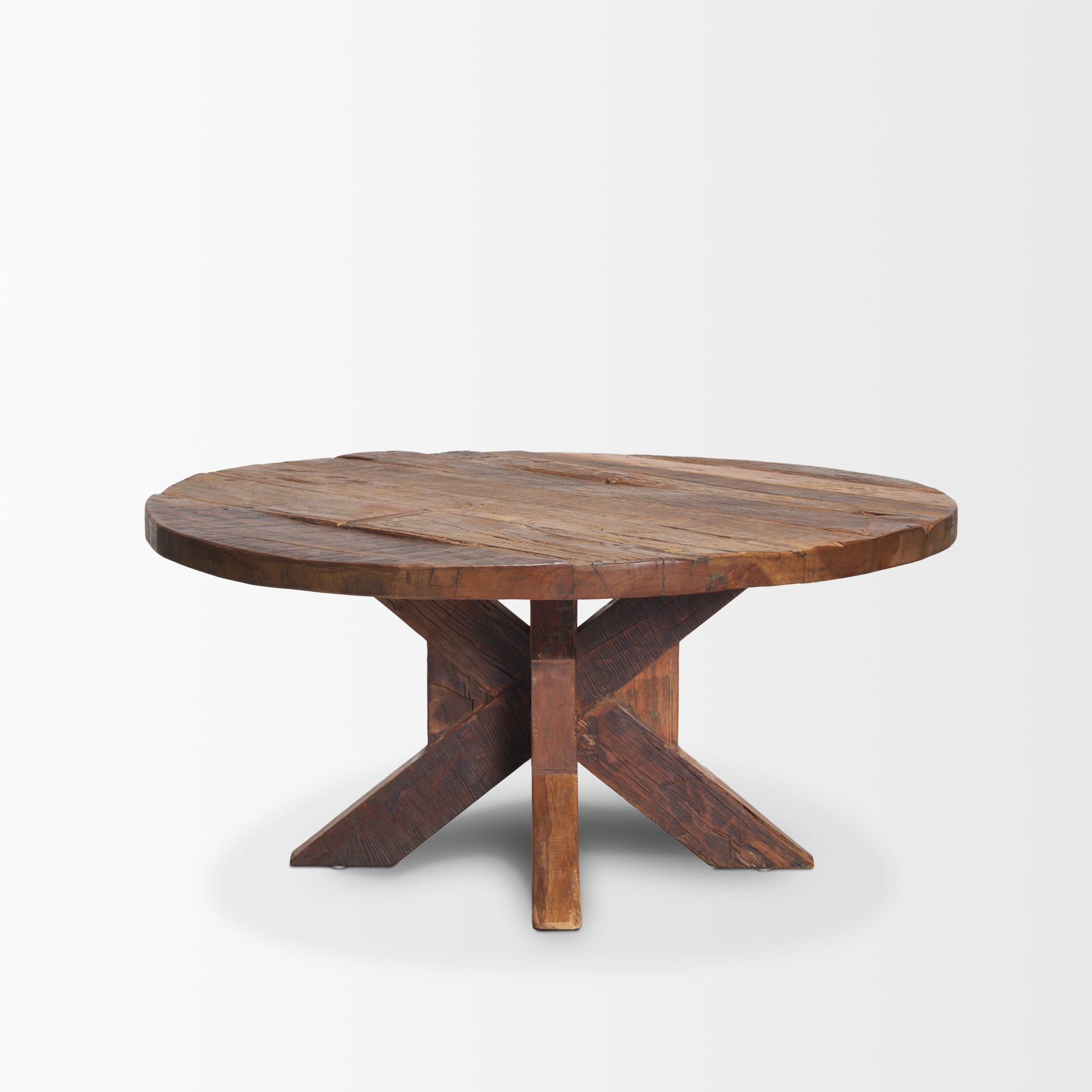 Mercana Heidi 39.5" x 39.5" x 18.5" Solid Wood Coffee Table