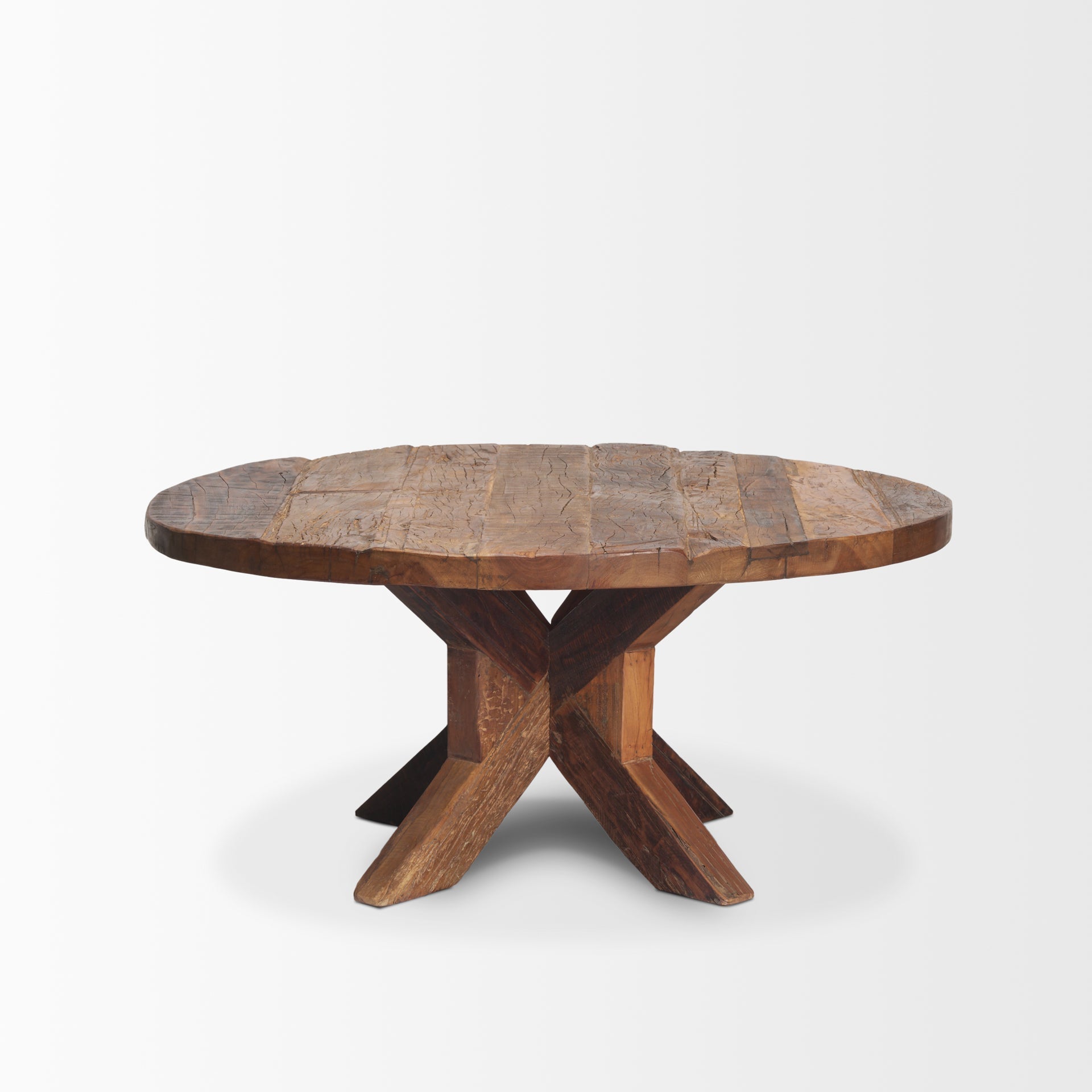 Mercana Heidi 39.5" x 39.5" x 18.5" Solid Wood Coffee Table
