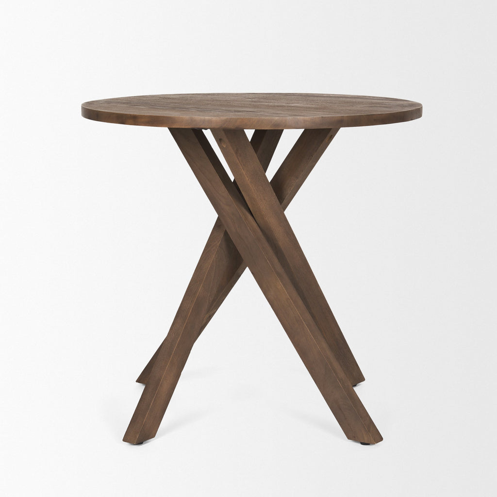 Mercana Solana 32" x 32" x 30" Solid Wood Side Table