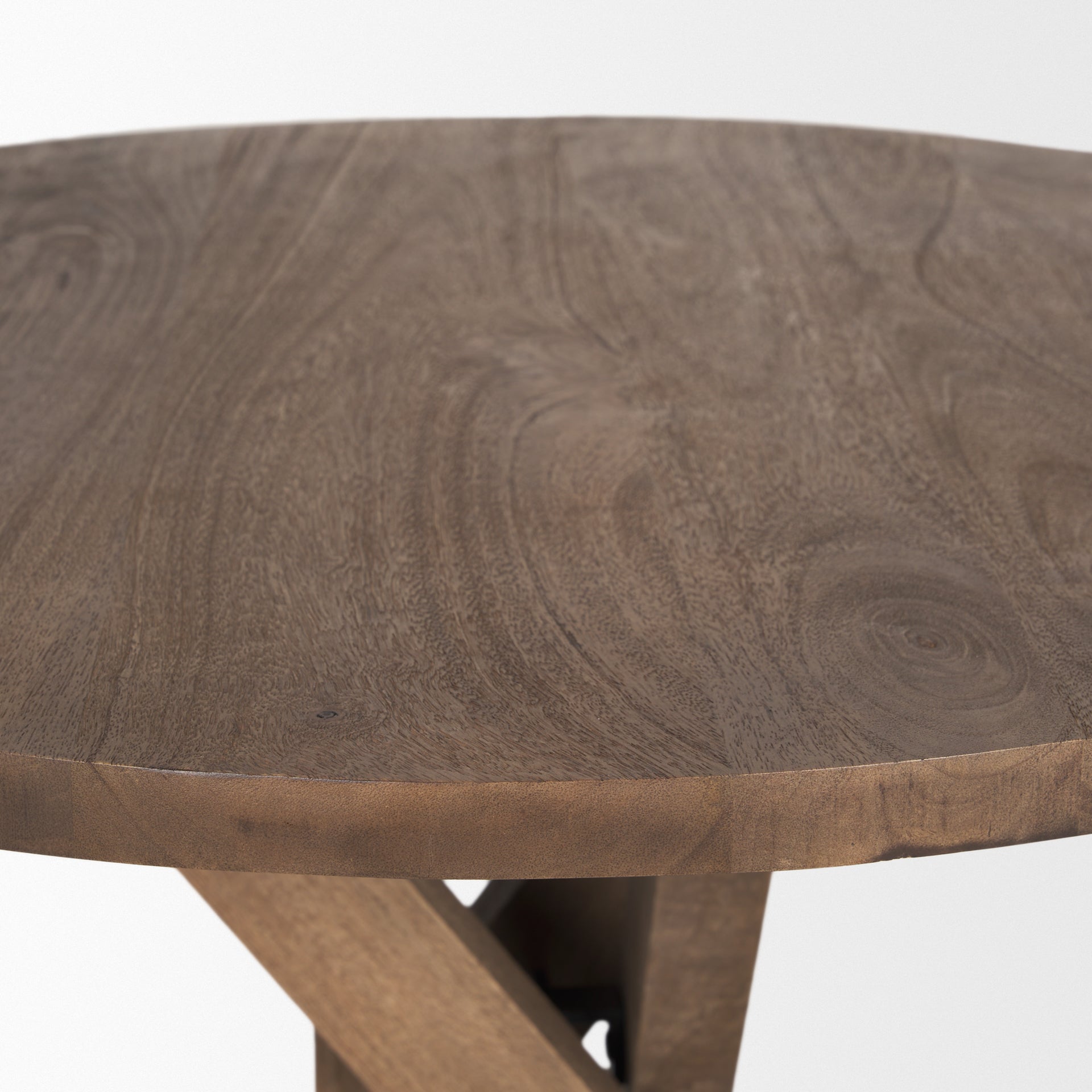 Mercana Solana 32" x 32" x 30" Solid Wood Side Table