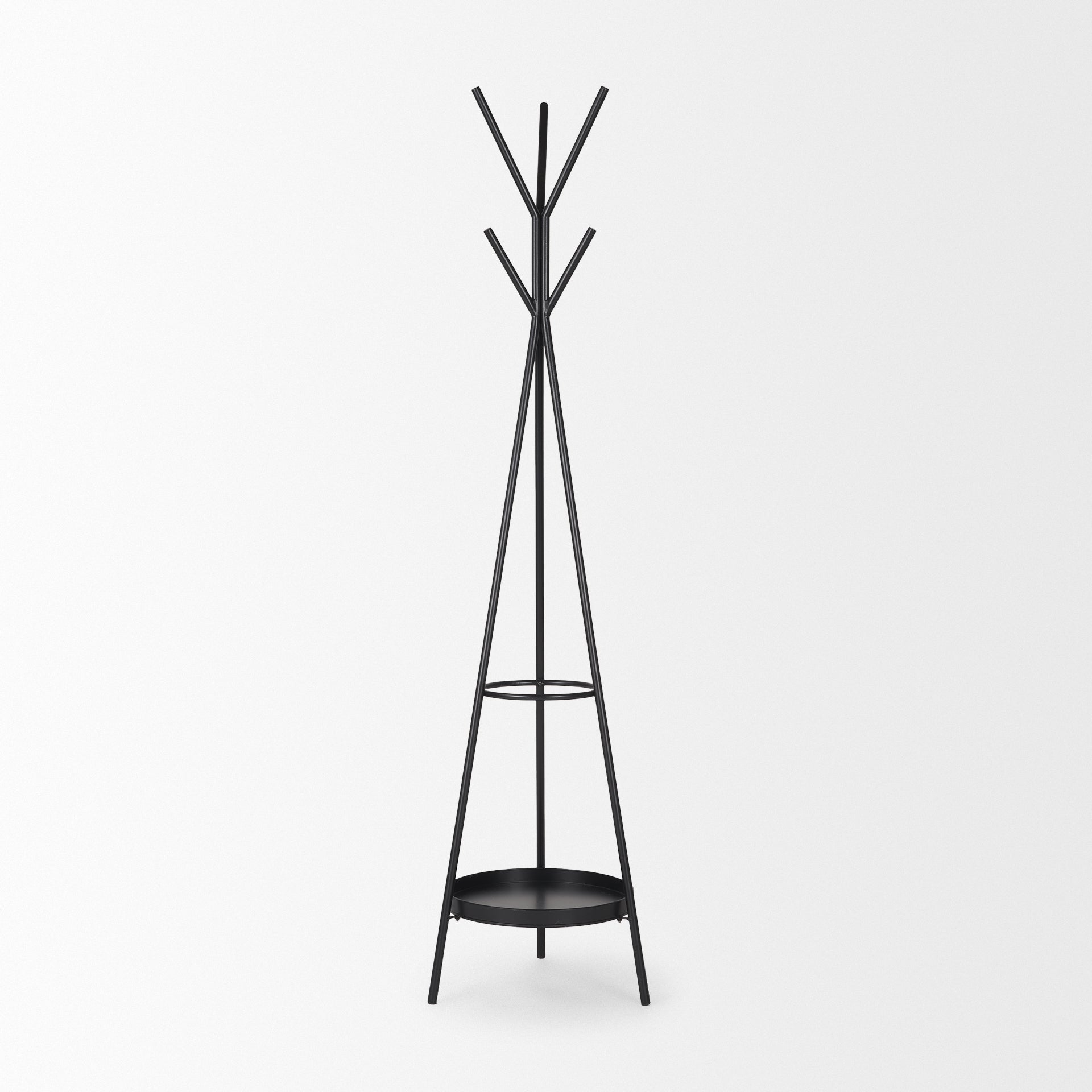 Mercana Everett 17" x 17" x 71" Iron Coat Rack