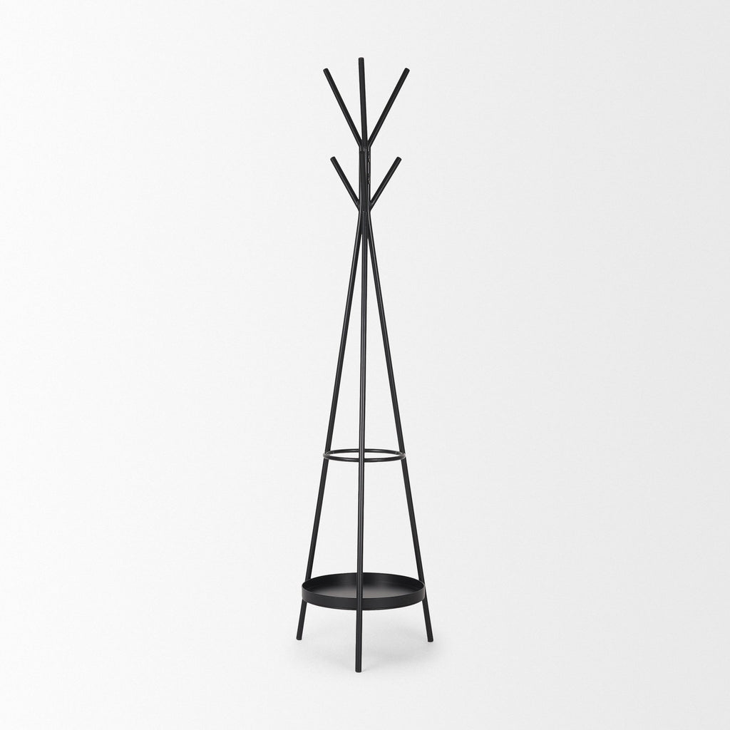 Mercana Everett 17" x 17" x 71" Iron Coat Rack