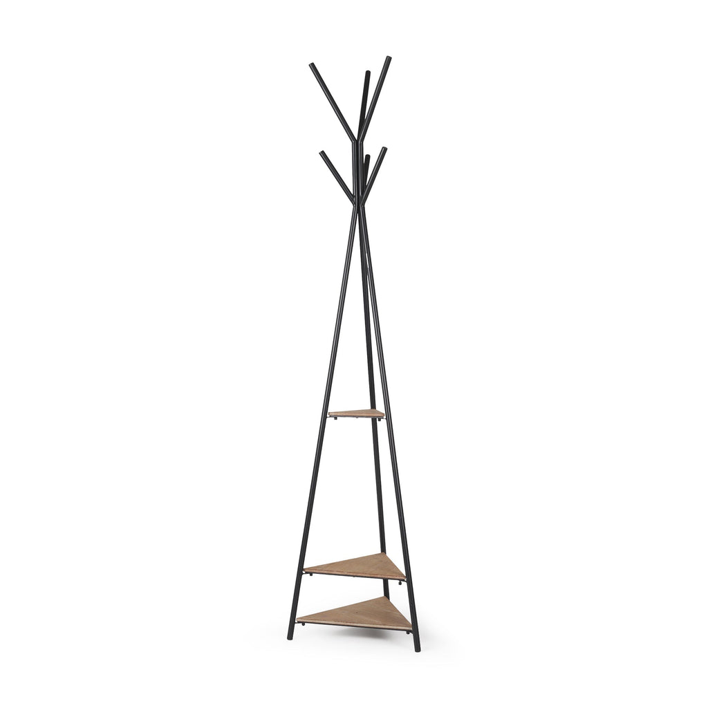 Mercana Everett 16.8" x 16.8" x 71" Iron Coat Rack