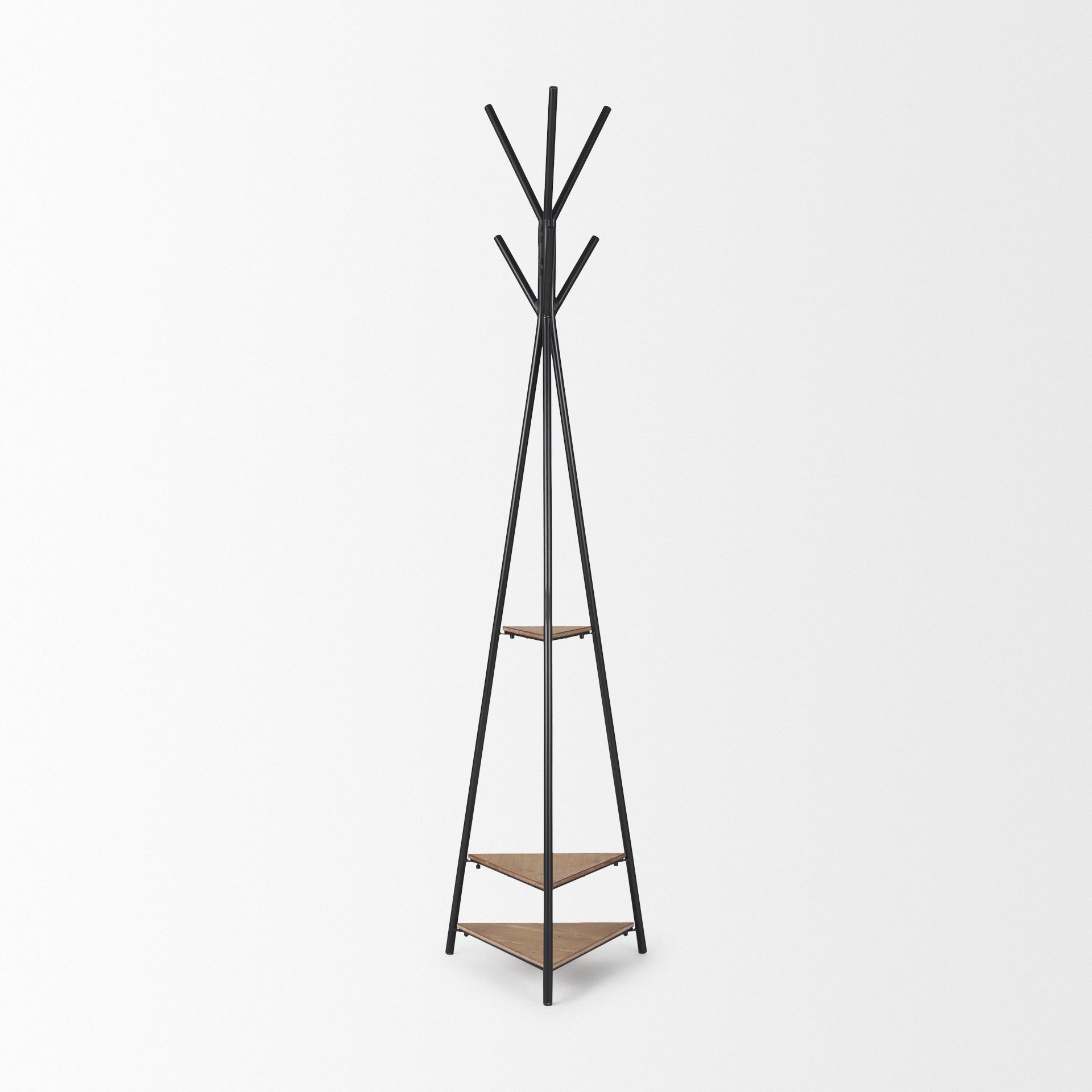 Mercana Everett 16.8" x 16.8" x 71" Iron Coat Rack