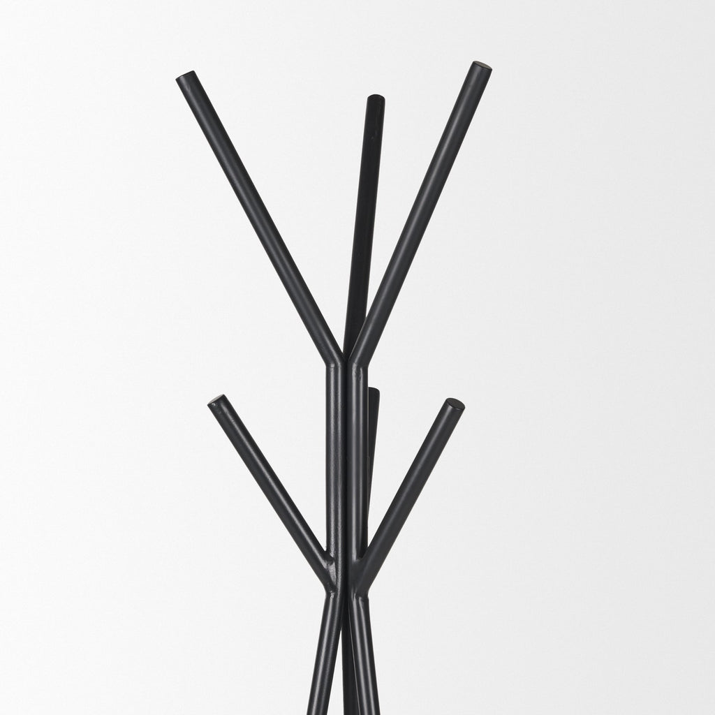 Mercana Everett 16.8" x 16.8" x 71" Iron Coat Rack