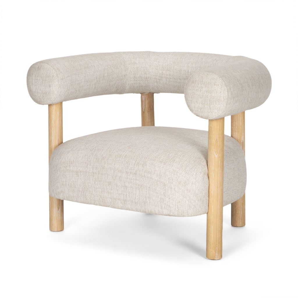 Mercana Gianna 37.4" x 30.7" x 28.4" Fabric Side Chair