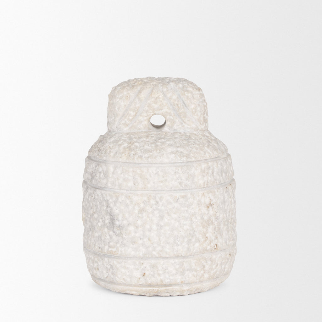 Mercana Irina 6" x 6" x 8" Marble Decorative Object