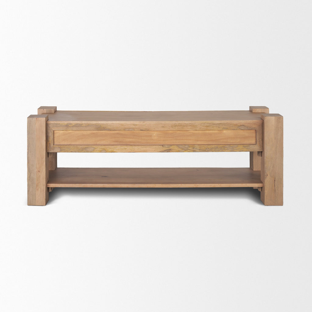 Mercana Beth 70" x 20" x 23.8" Solid Wood Media Unit